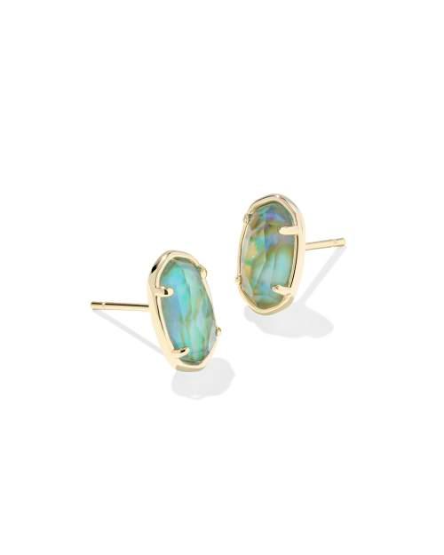 Grayson Gold Stone Stud Earrings Product Image