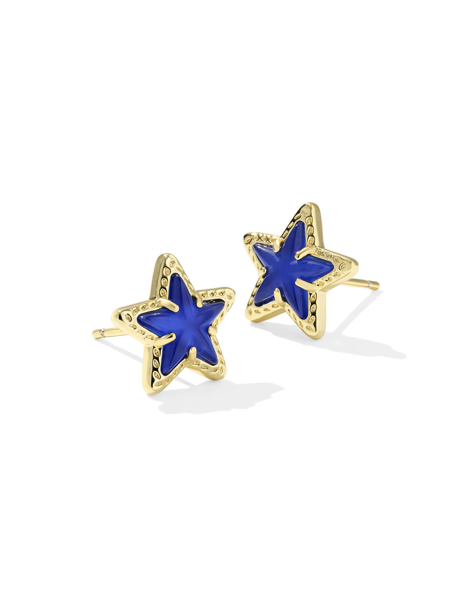 Cassidy Gold Stud Earrings Product Image