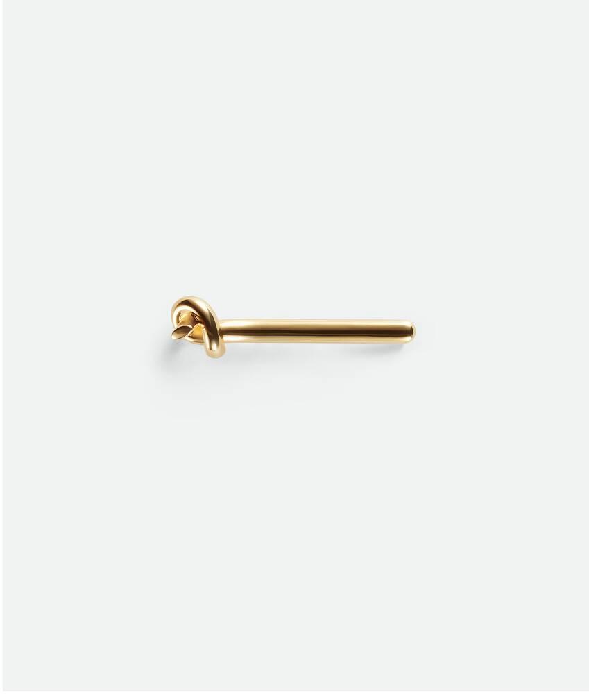 Men's Knot Tie Clip in Yellow gold Product Image