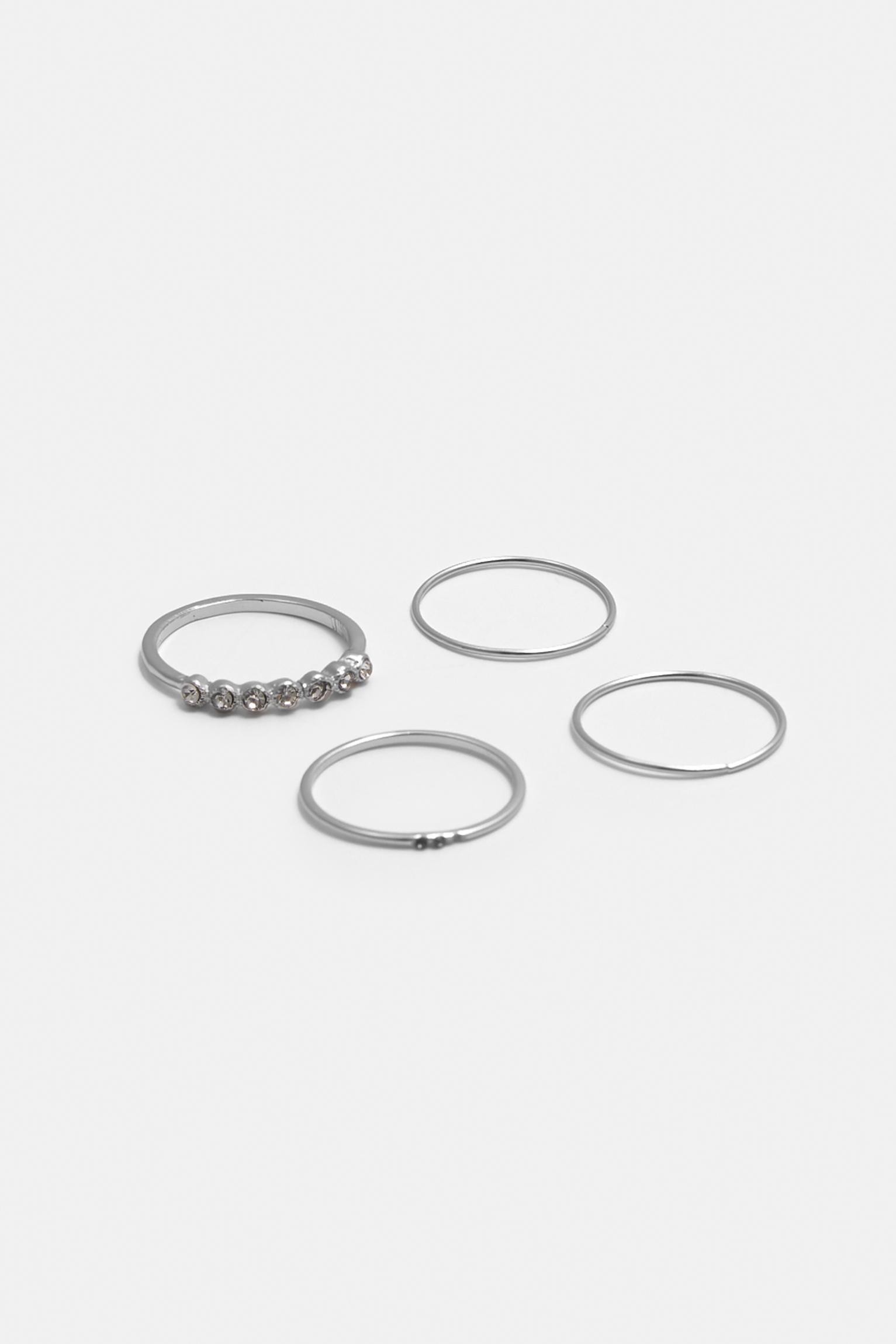 Pack of 8 thin rings Product Image