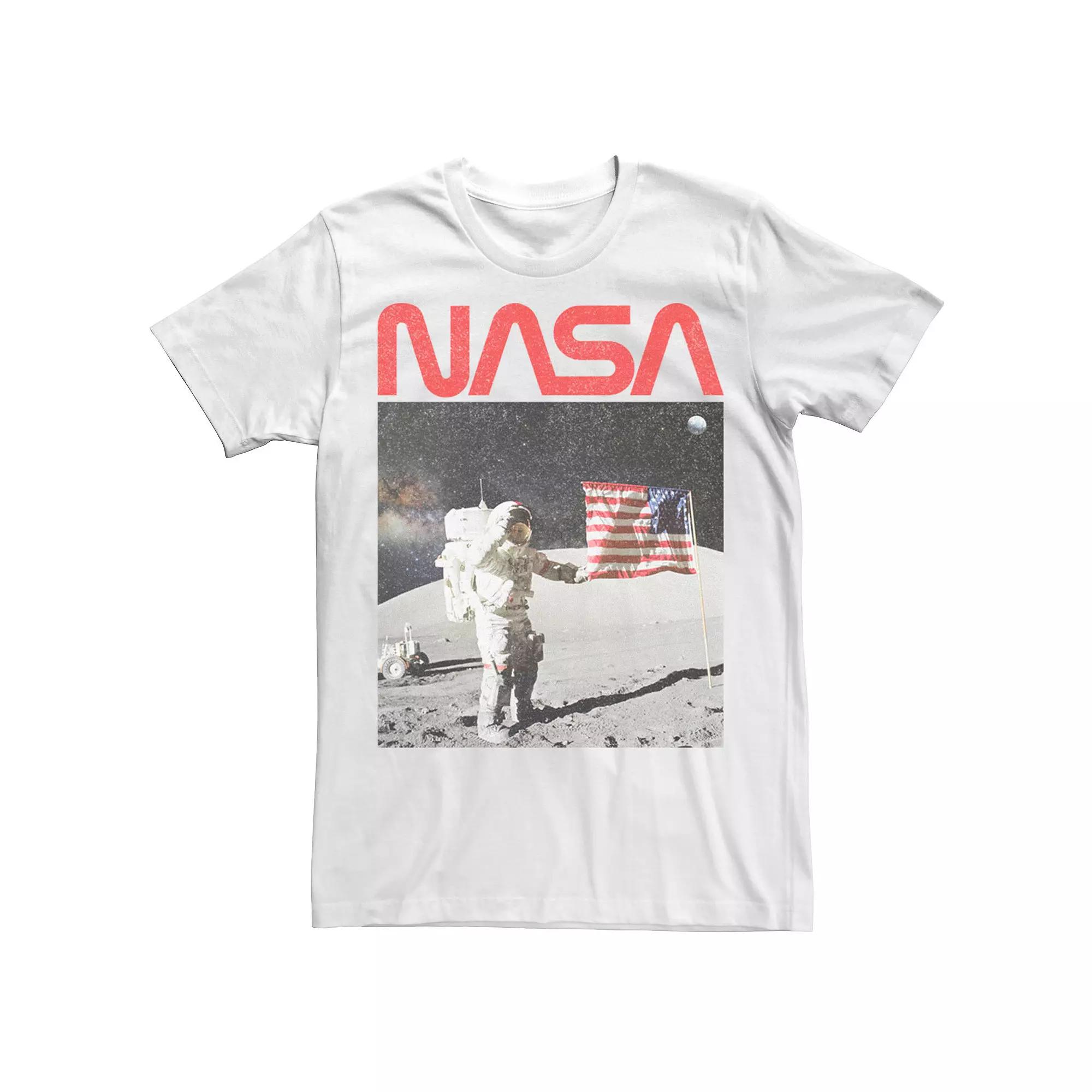 Men's NASA Astronaut American Flag Photo Tee,  Product Image