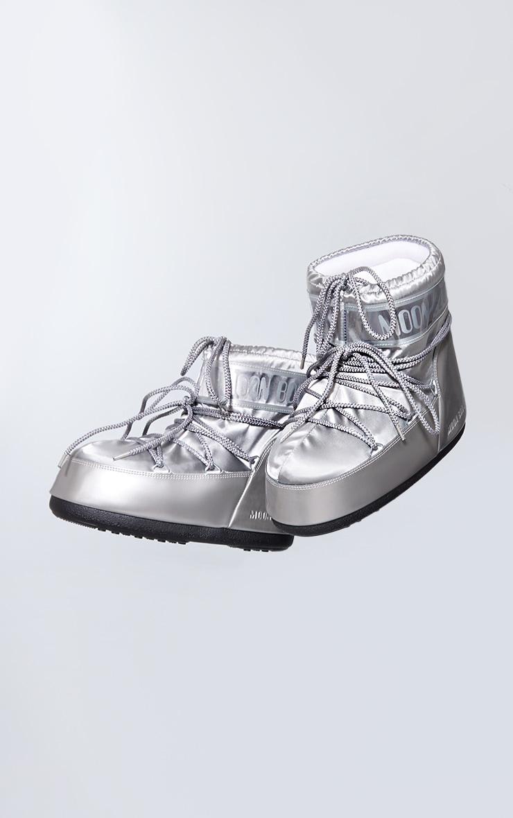 MOON BOOT Silver Low Glance Product Image