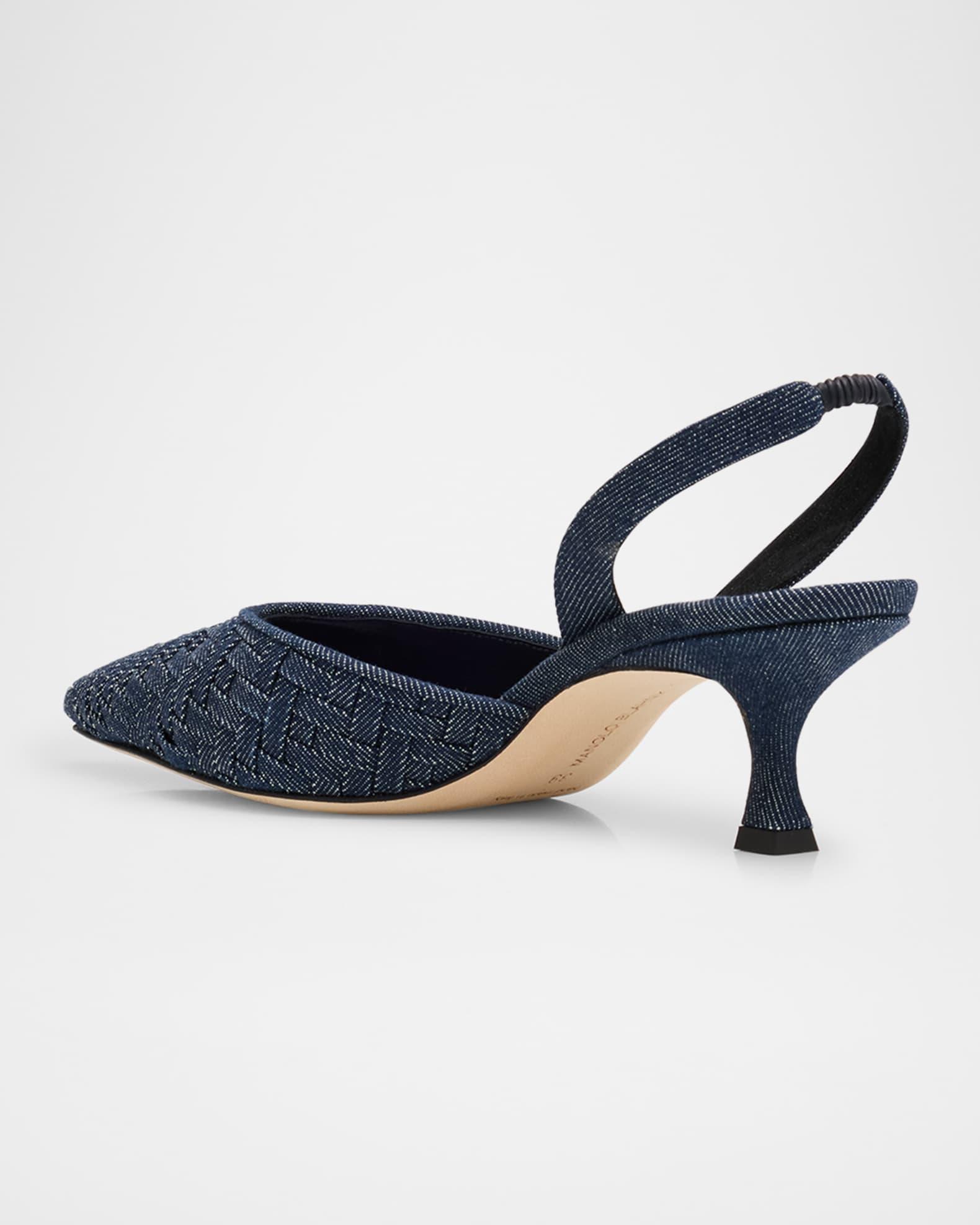 Carolyne Chambray Slingback Pumps Product Image
