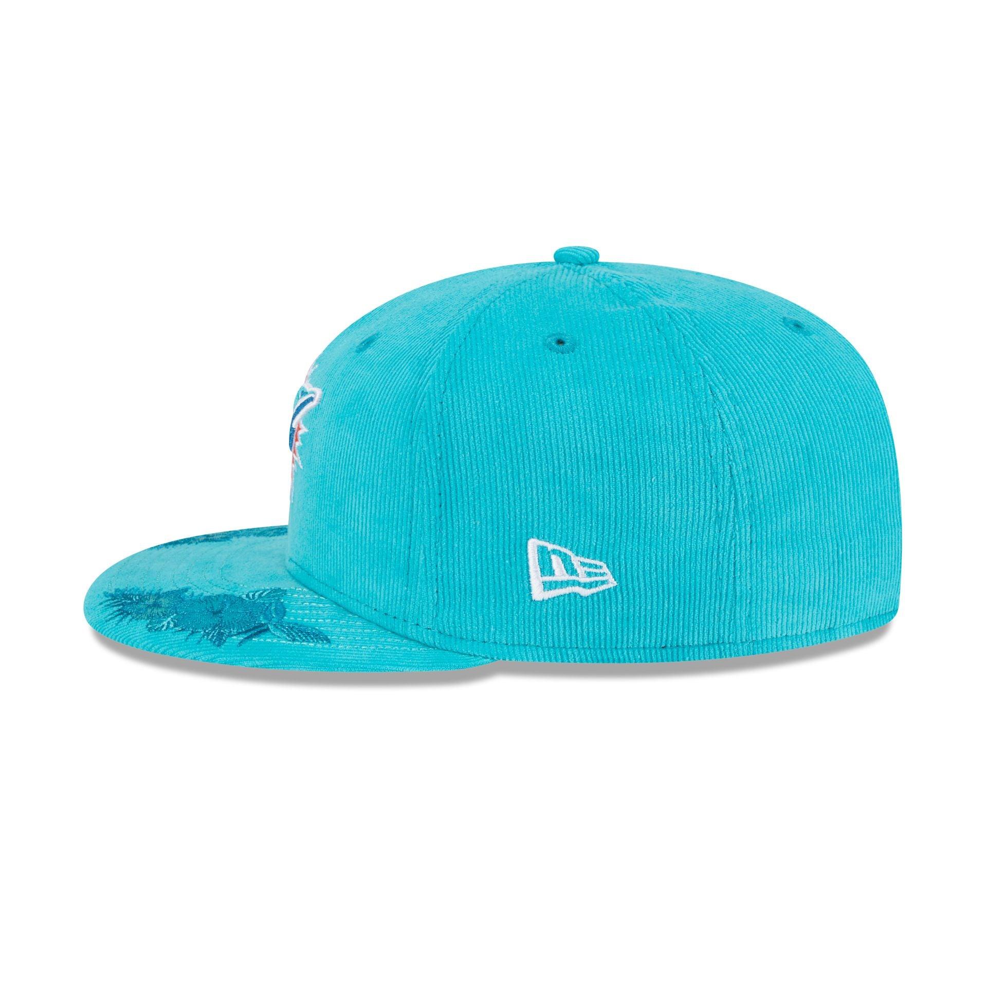 Just Caps Floral Corduroy Miami Dolphins 59FIFTY Fitted Hat Male Product Image