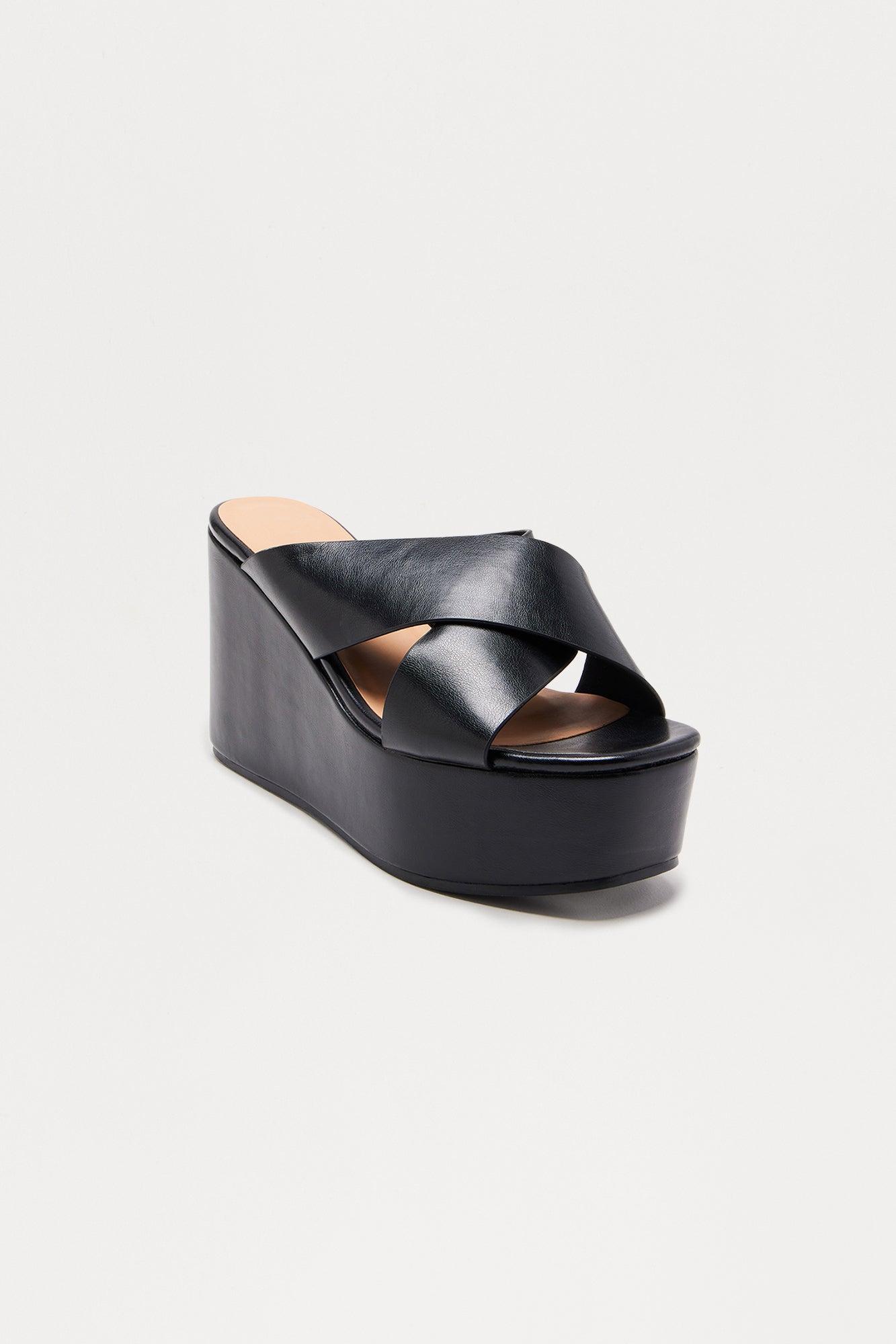 Mezcal Platform Wedges - Black Female Product Image