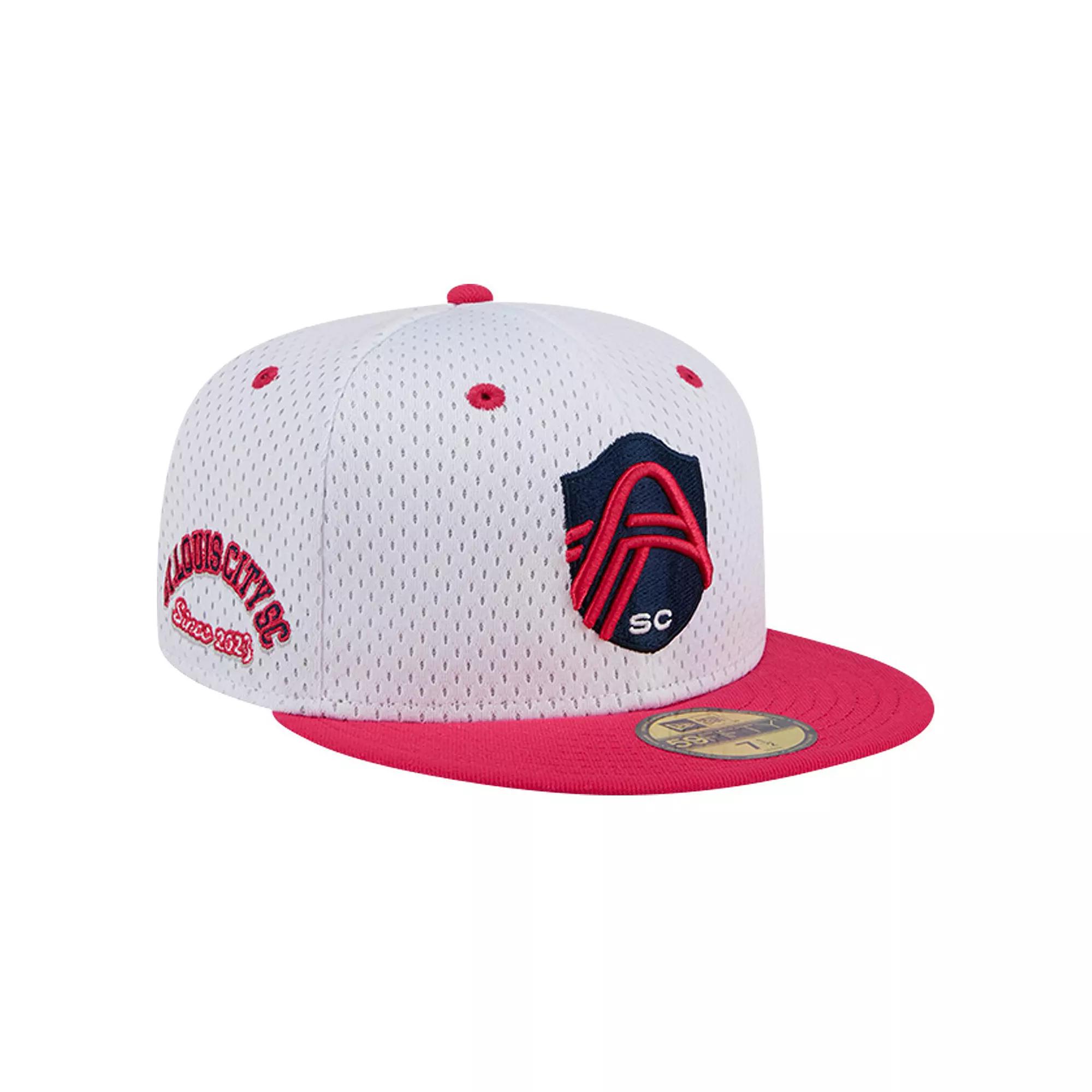 Men's New Era Gray St. Louis City SC Throwback Mesh 59FIFTY Fitted Hat,  Product Image