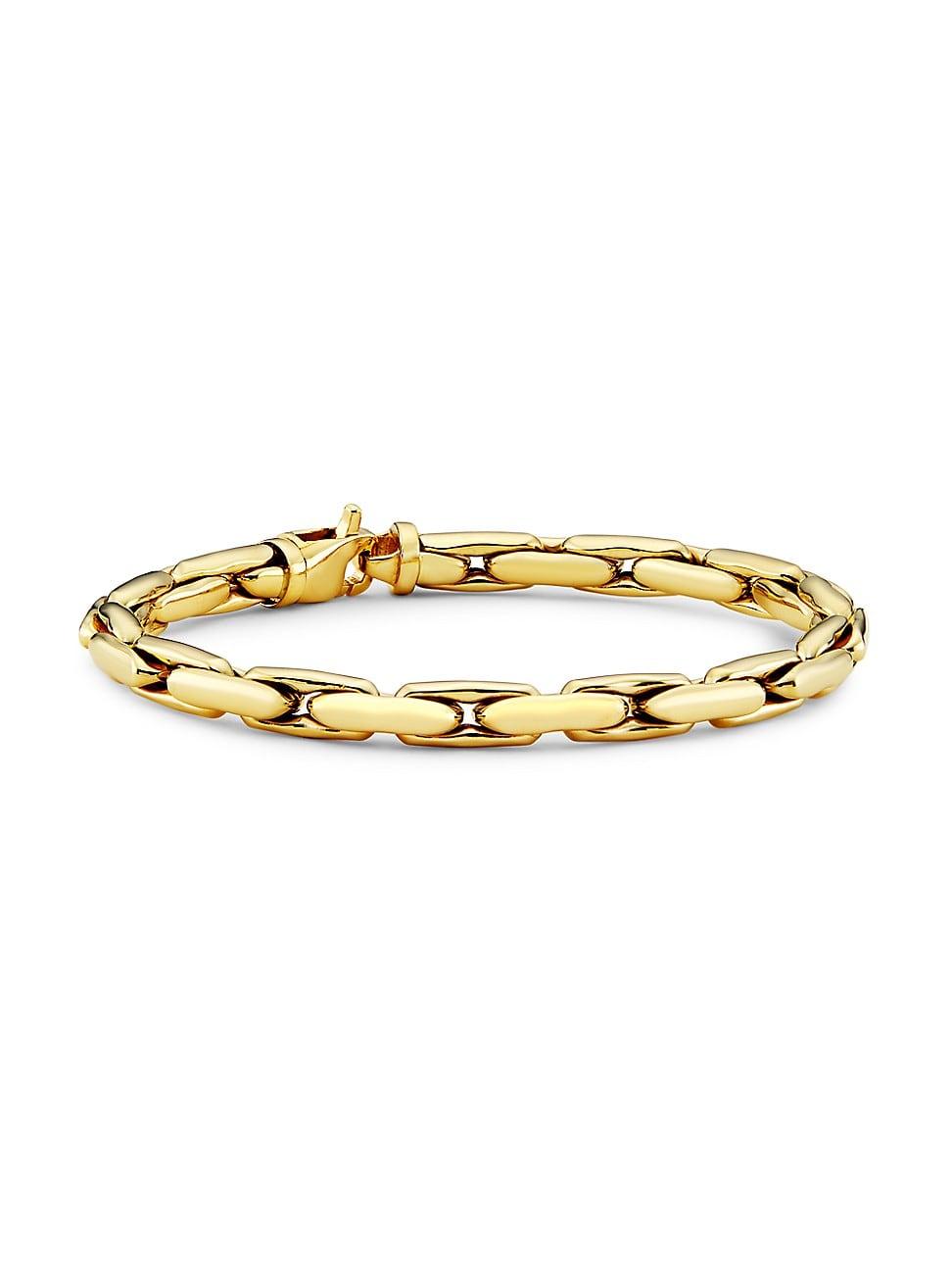 Womens 14K Yellow Gold Fancy-Link Chain Bracelet Product Image