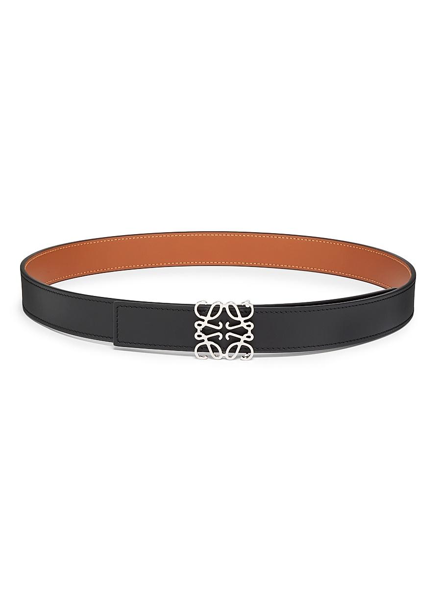 Womens Anagram Reversible Smooth Leather Belt Product Image