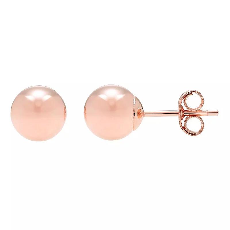 A&M 14k Gold Ball Stud Earrings, Womens Product Image