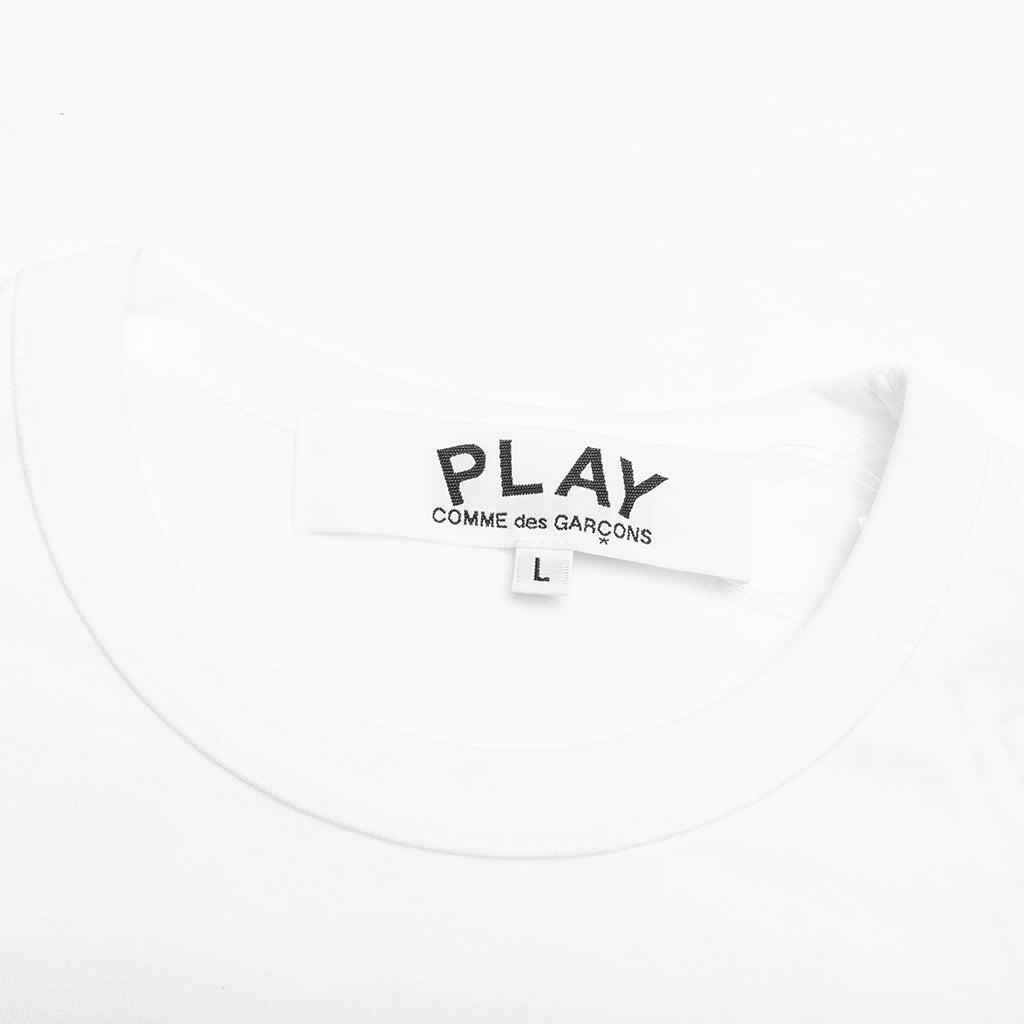 Logo Print Any Heart L/S T-Shirt - White Male Product Image