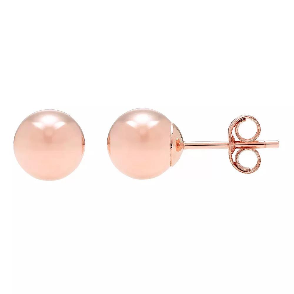 A&M 14k Gold Ball Stud Earrings, Womens Product Image