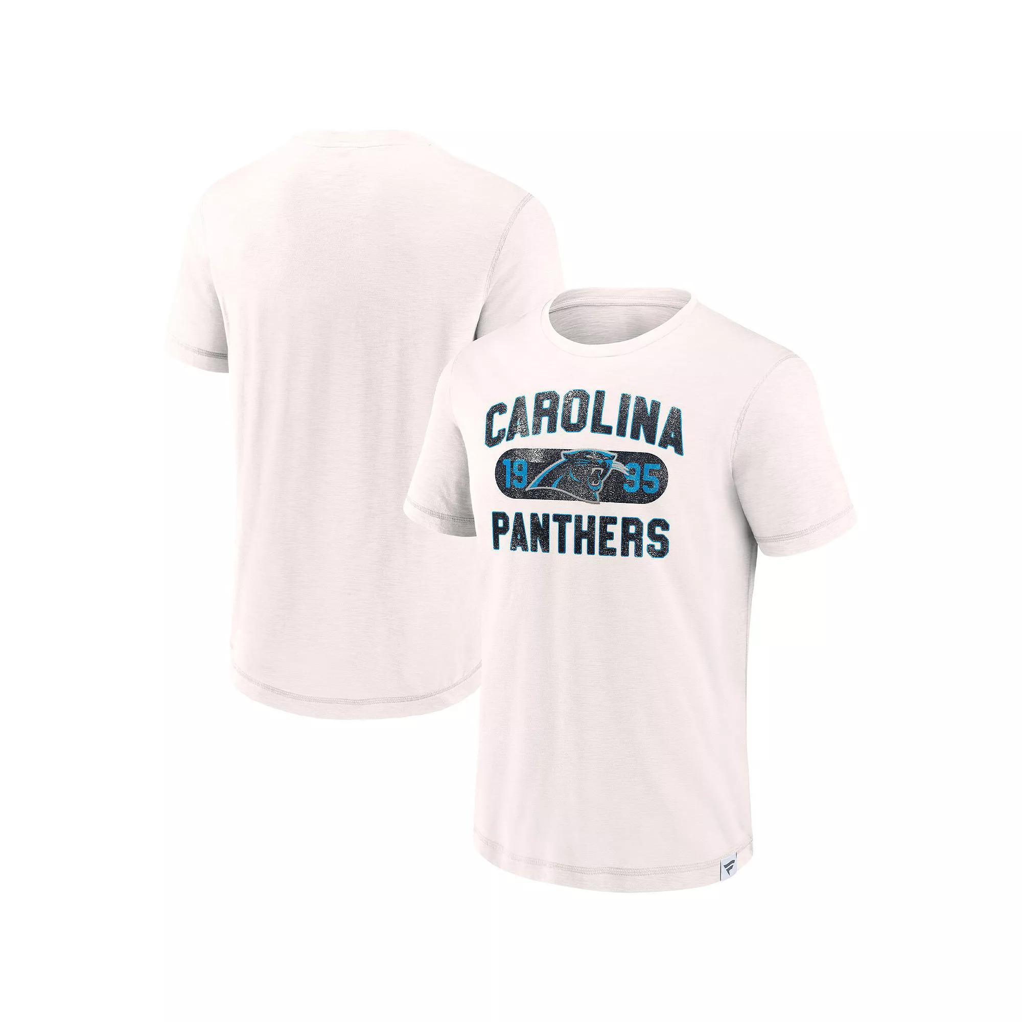 Men's Fanatics Branded White Carolina Panthers Act Fast T-Shirt, Size: 3XL Product Image