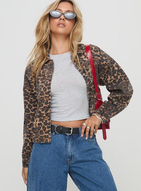 Carmela Jacket Leopard Product Image