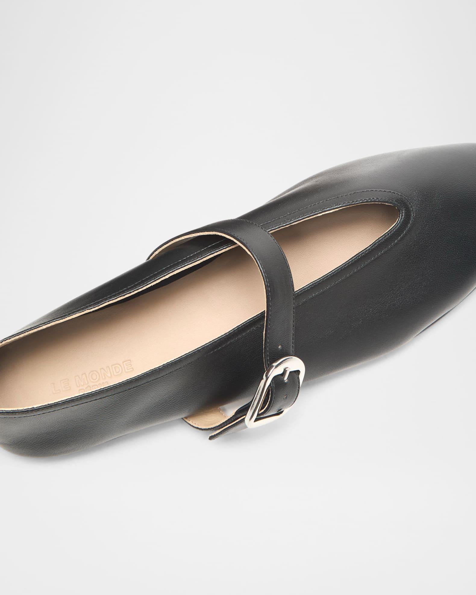 Stella Leather Ballerina Flats Product Image