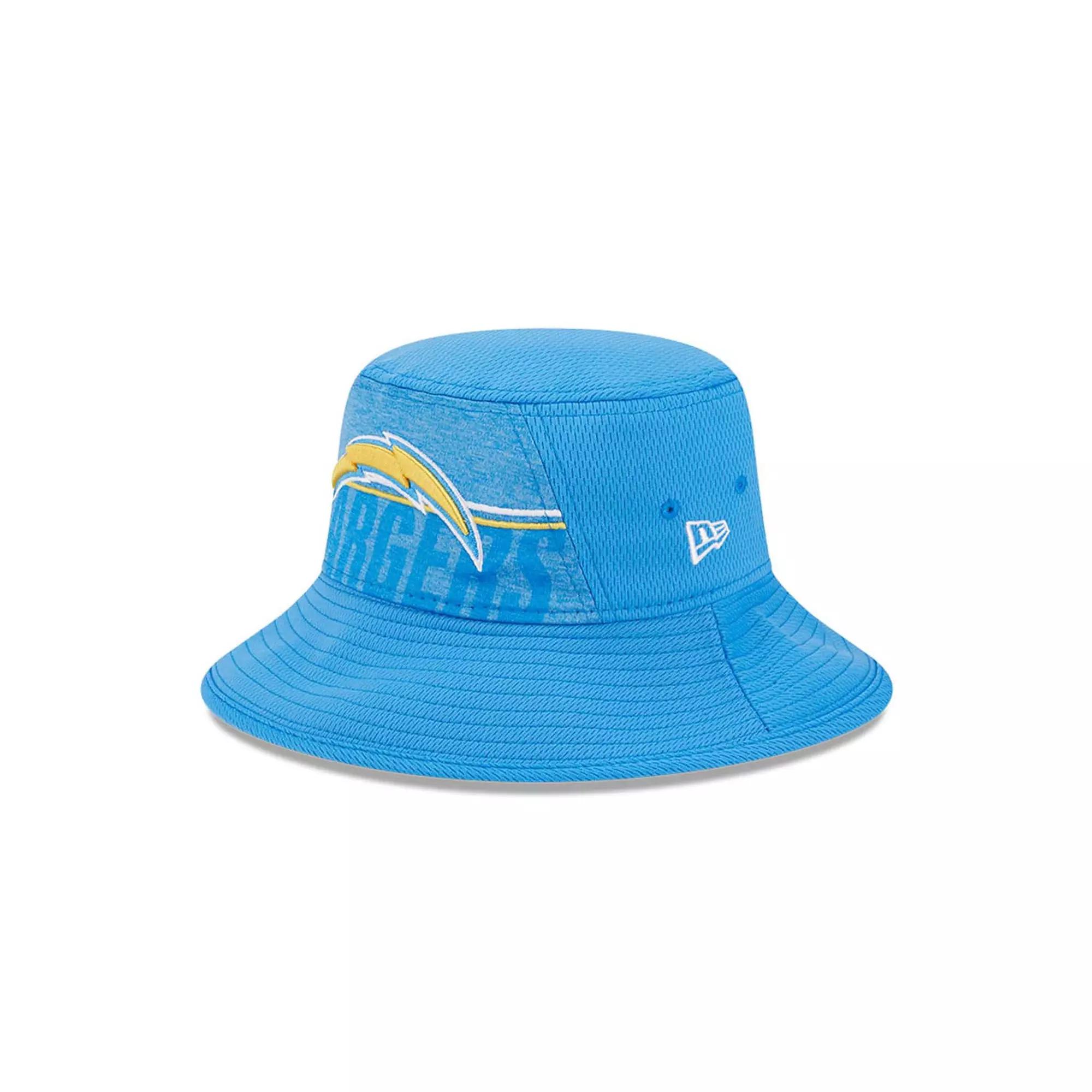 Men's New Era Powder Blue Los Angeles Chargers 2023 NFL Training Camp Stretch Bucket Hat Product Image