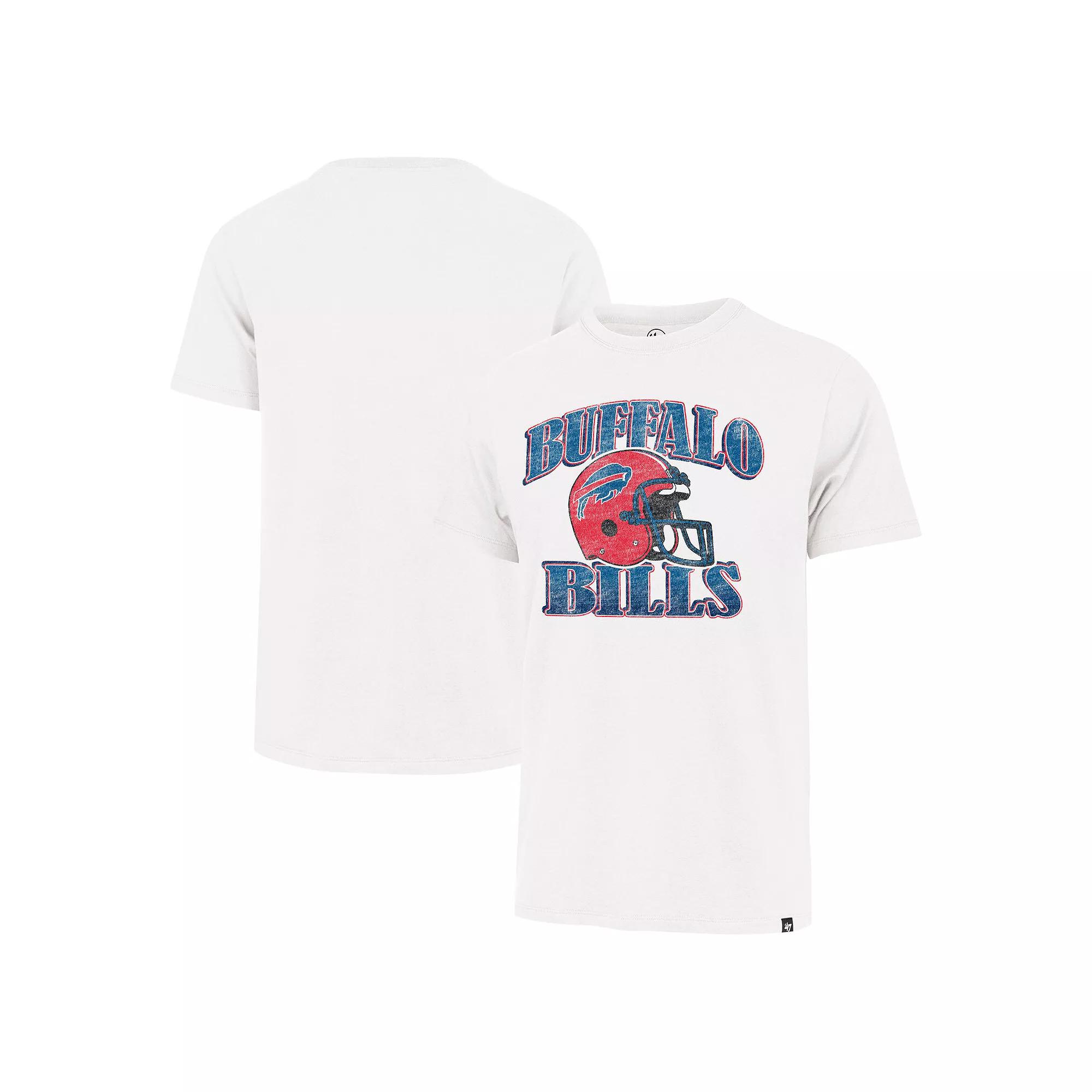 Mens 47 Cream Buffalo Bills Overrun Franklin Throwback T-Shirt Product Image