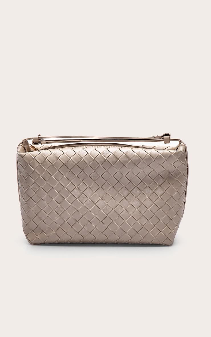 Stone Weave Adjustable Handle Handbag Product Image