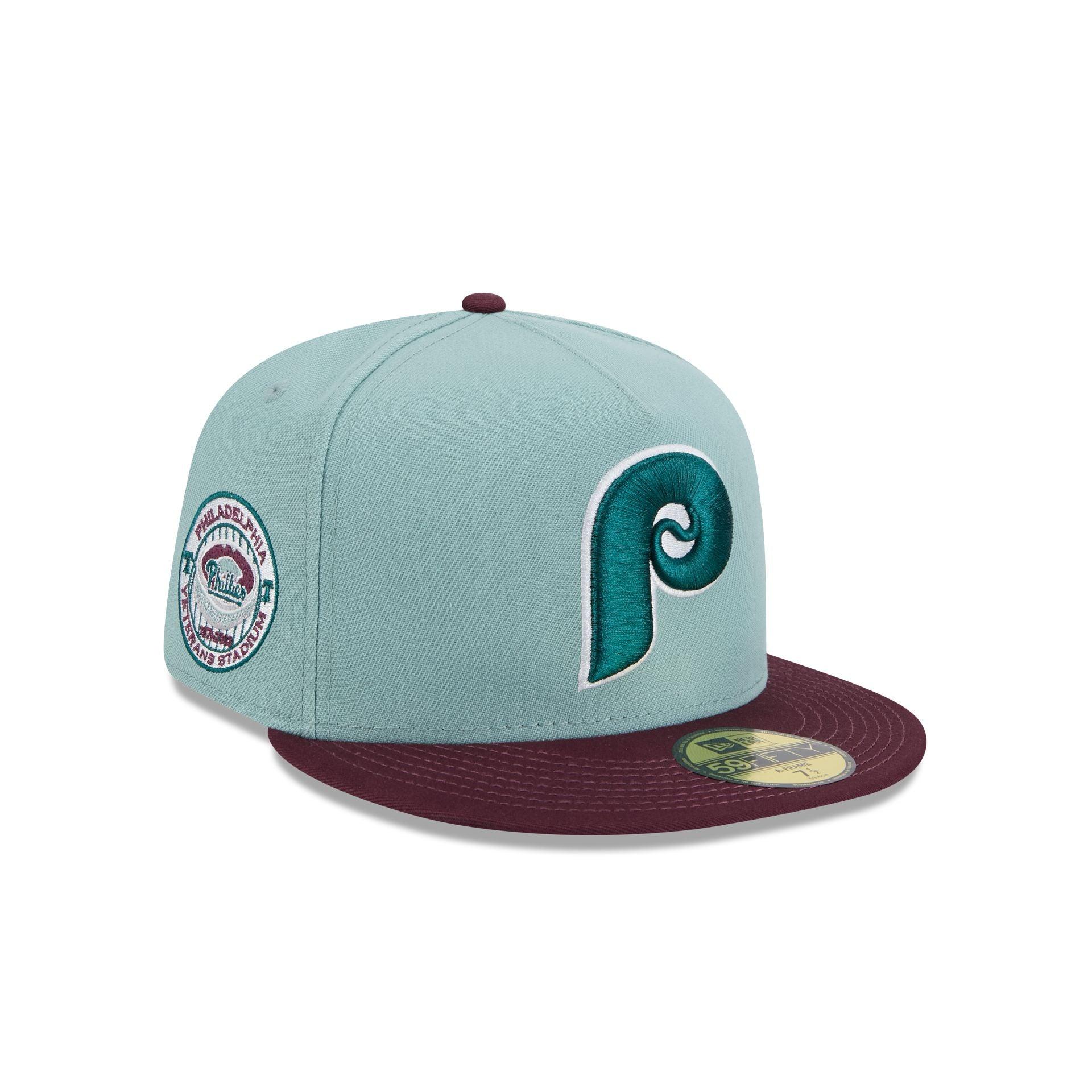 Philadelphia Phillies Beach Kiss Blue 59FIFTY A-Frame Fitted Hat Male Product Image