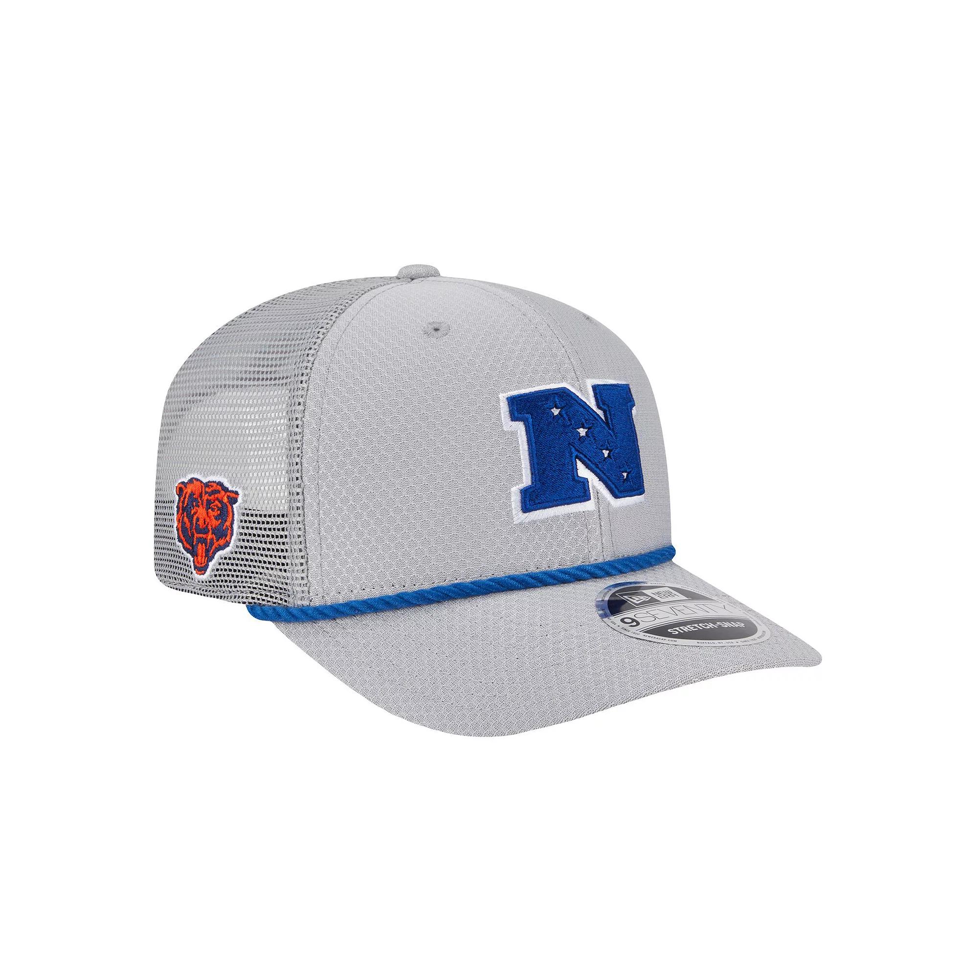 Men's New Era Gray Chicago Bears 2025 Pro Bowl 9SEVENTY Stretch-Snap Hat, Grey Product Image