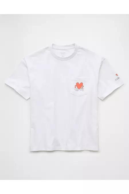 AE Boxy Keith Haring Graphic T-Shirt Men's Product Image