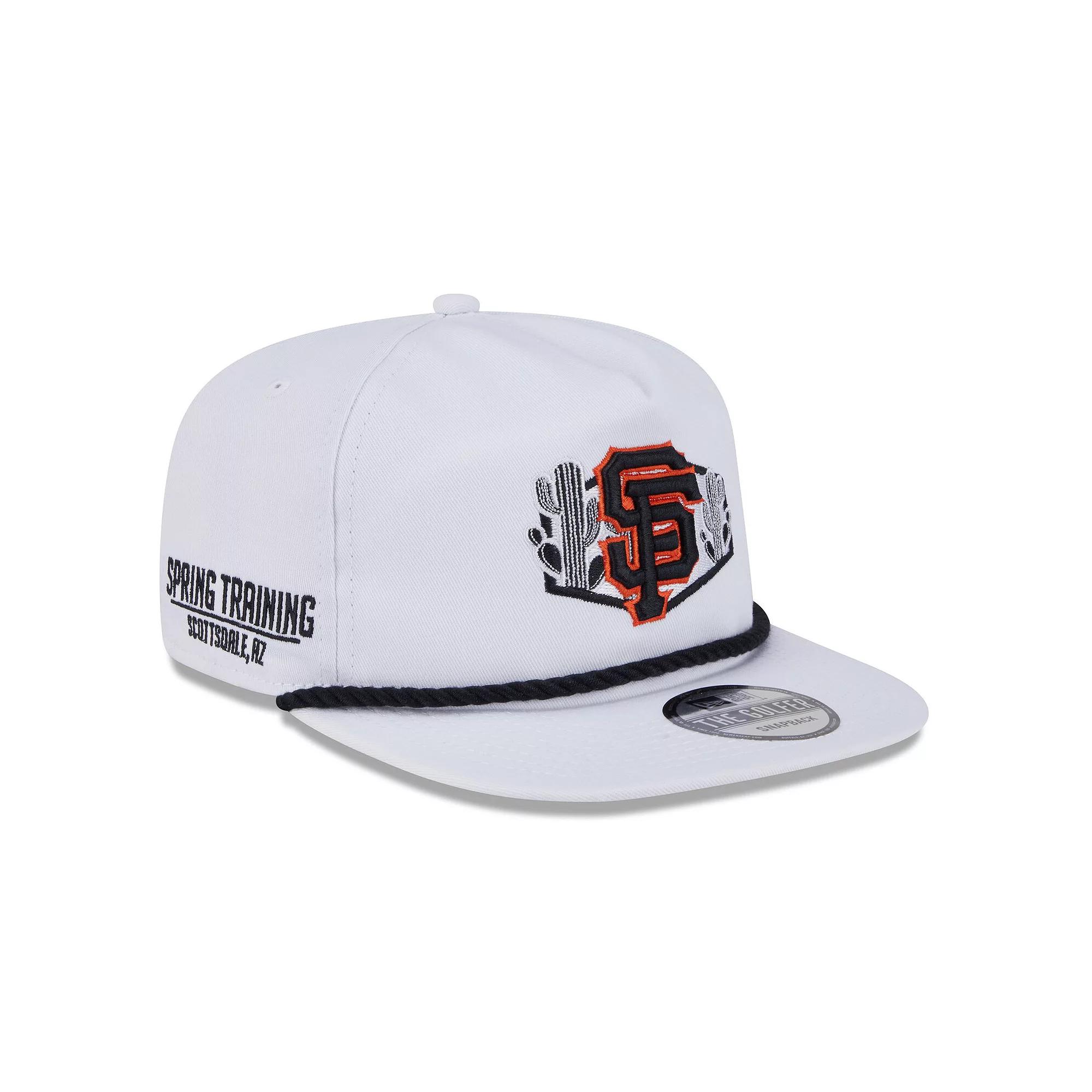 Men's New Era  White San Francisco Giants 2025 Spring Training Palm Golfer Adjustable Hat Product Image