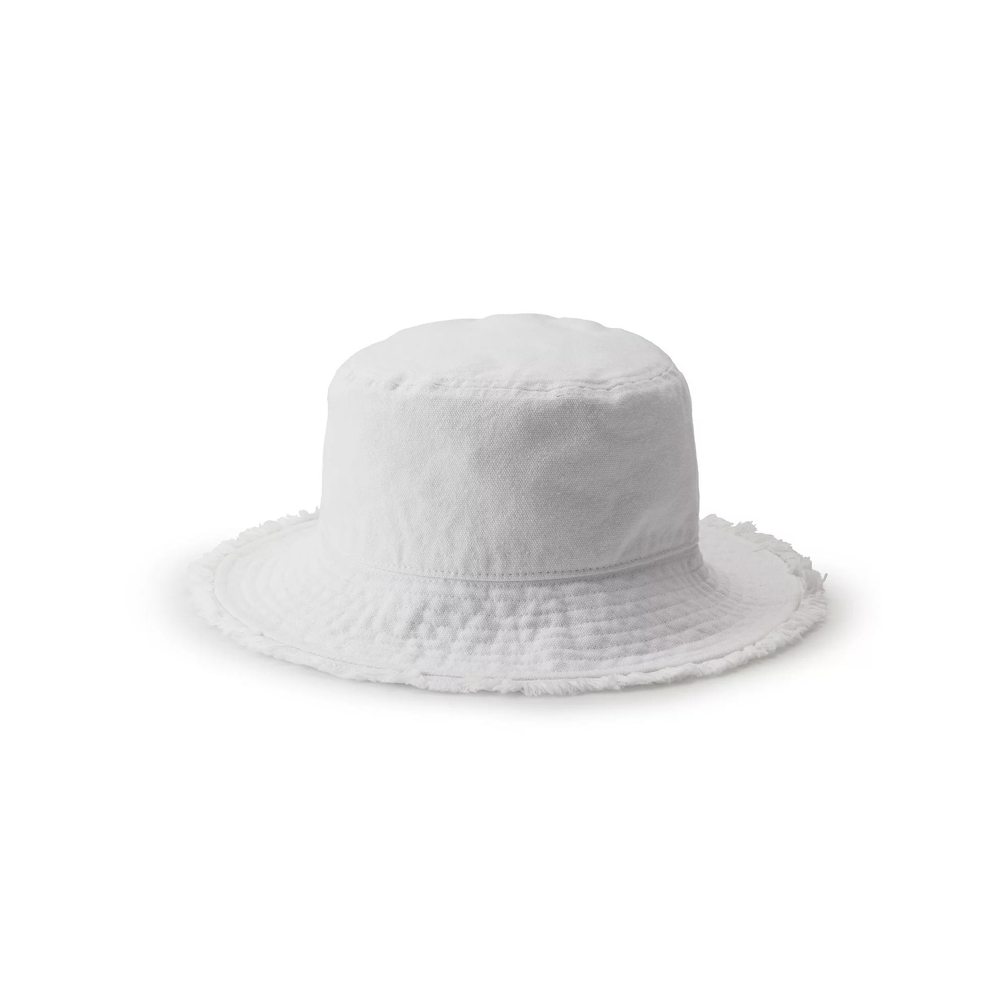 Women's Sonoma Goods For Life® Bucket Hat, White Product Image