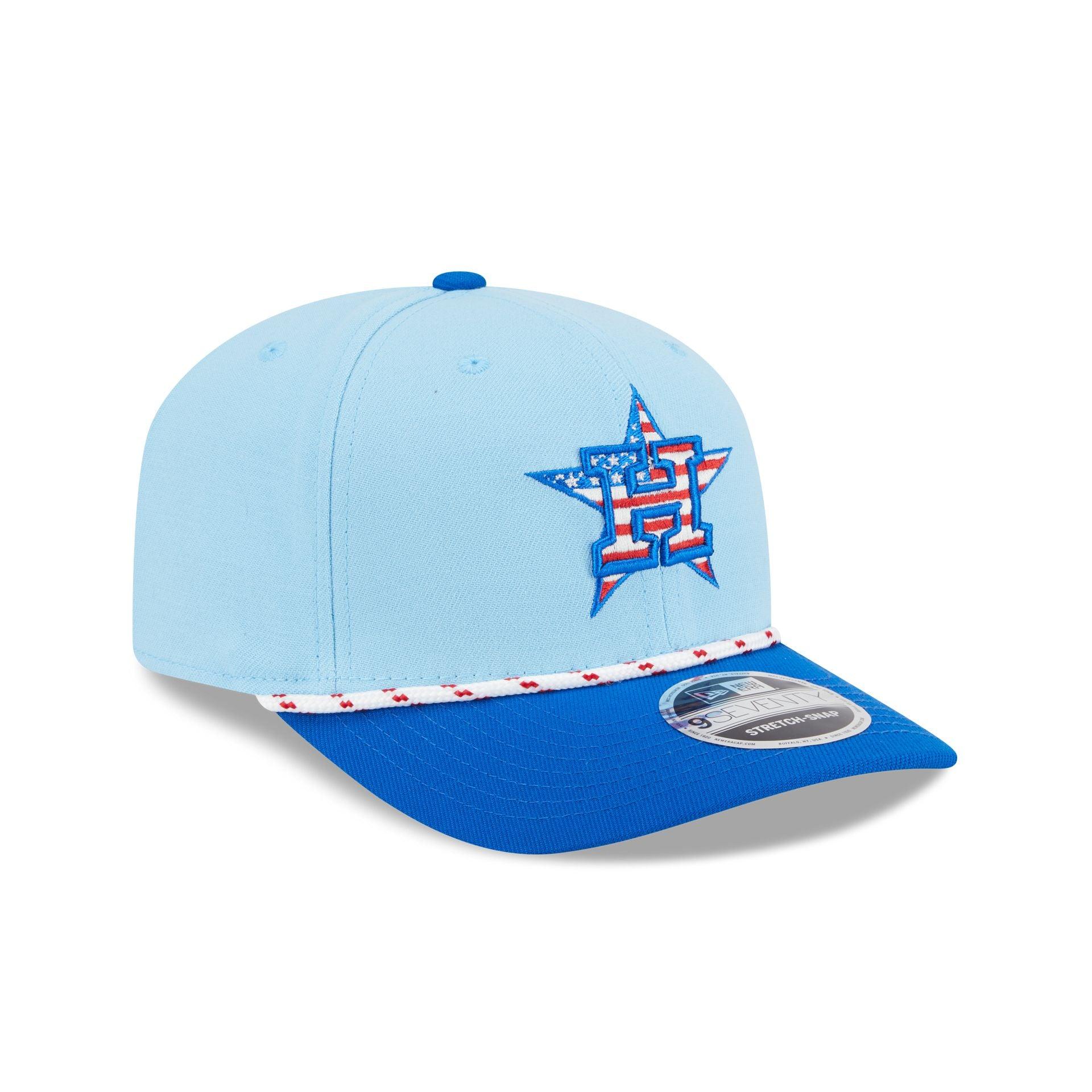 Houston Astros Independence Day 2025 9SEVENTY Stretch-Snap Hat Male Product Image