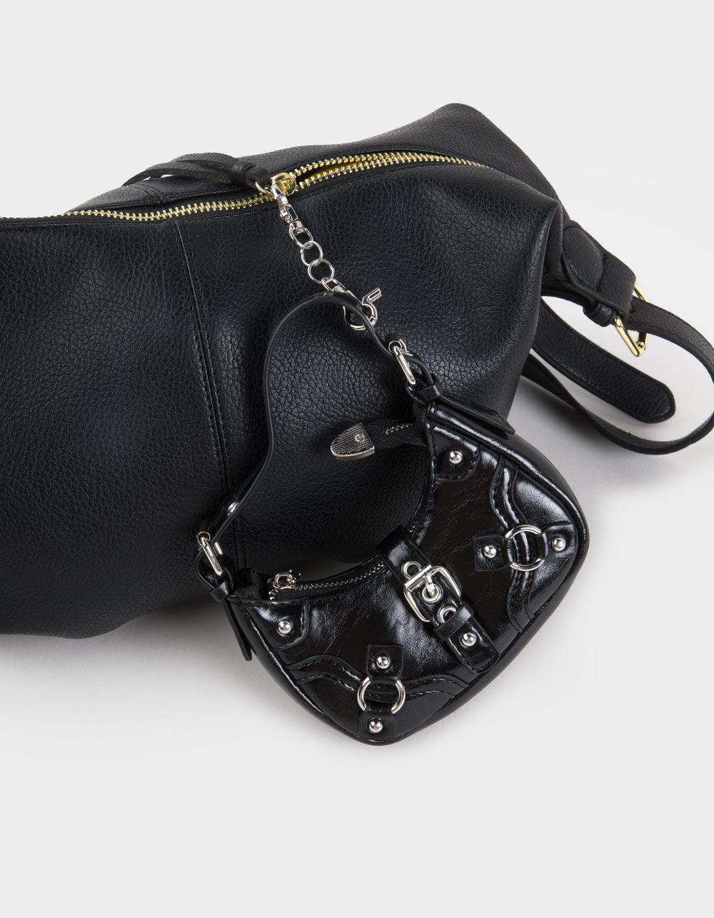 FULL TILT Mini Handbag Bag Charm - BLACK Product Image