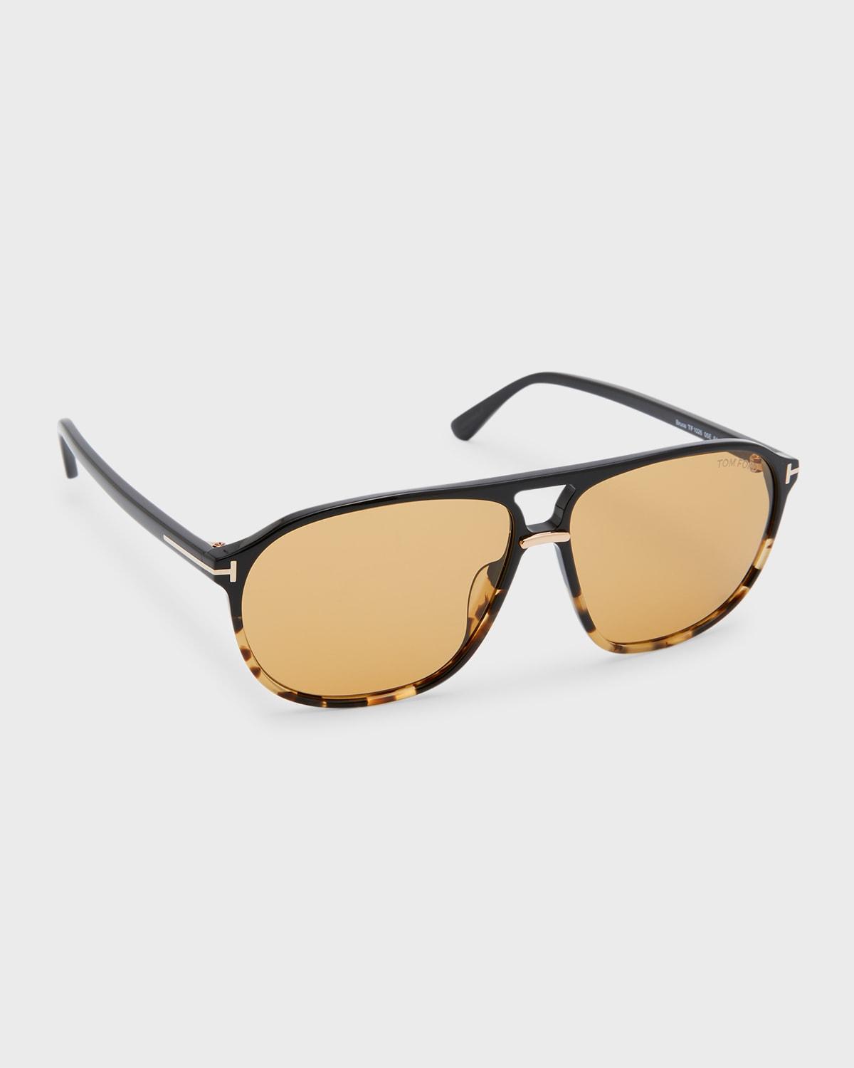 Mens 55MM Square Sunglasses Product Image