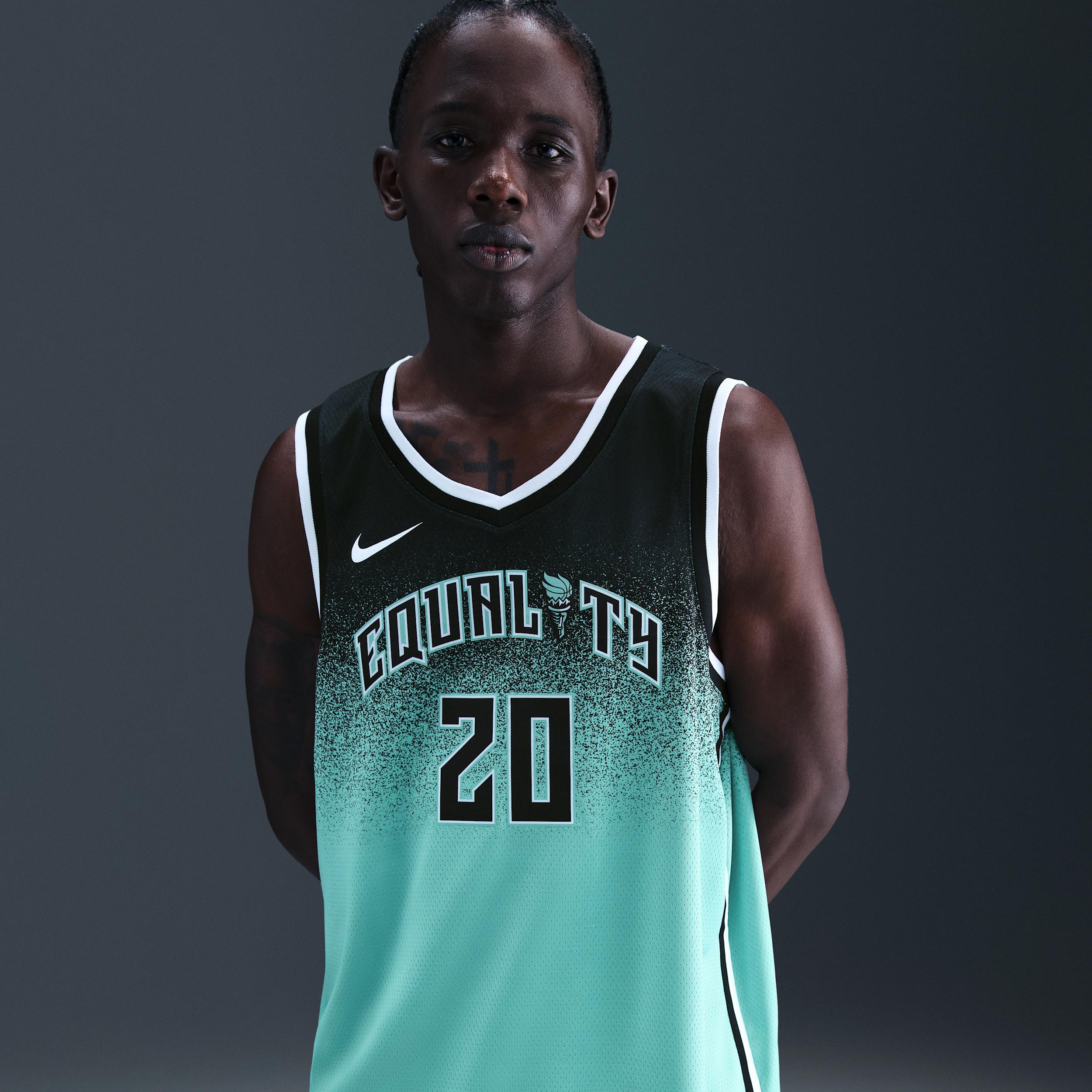 Women's Nike Sabrina Ionescu Mint New York Liberty 2023 Rebel Edition Victory Player Jersey,  Product Image