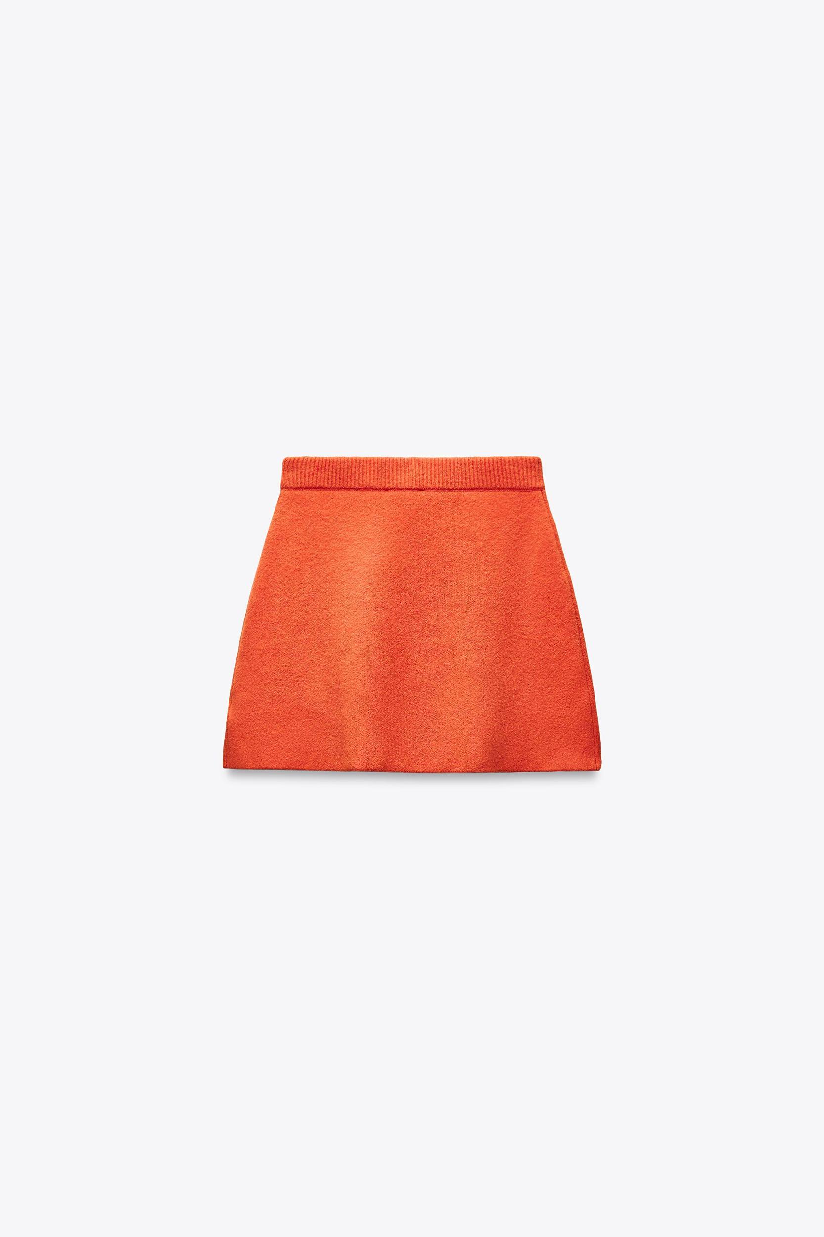 BASIC KNIT MINI SKIRT Product Image