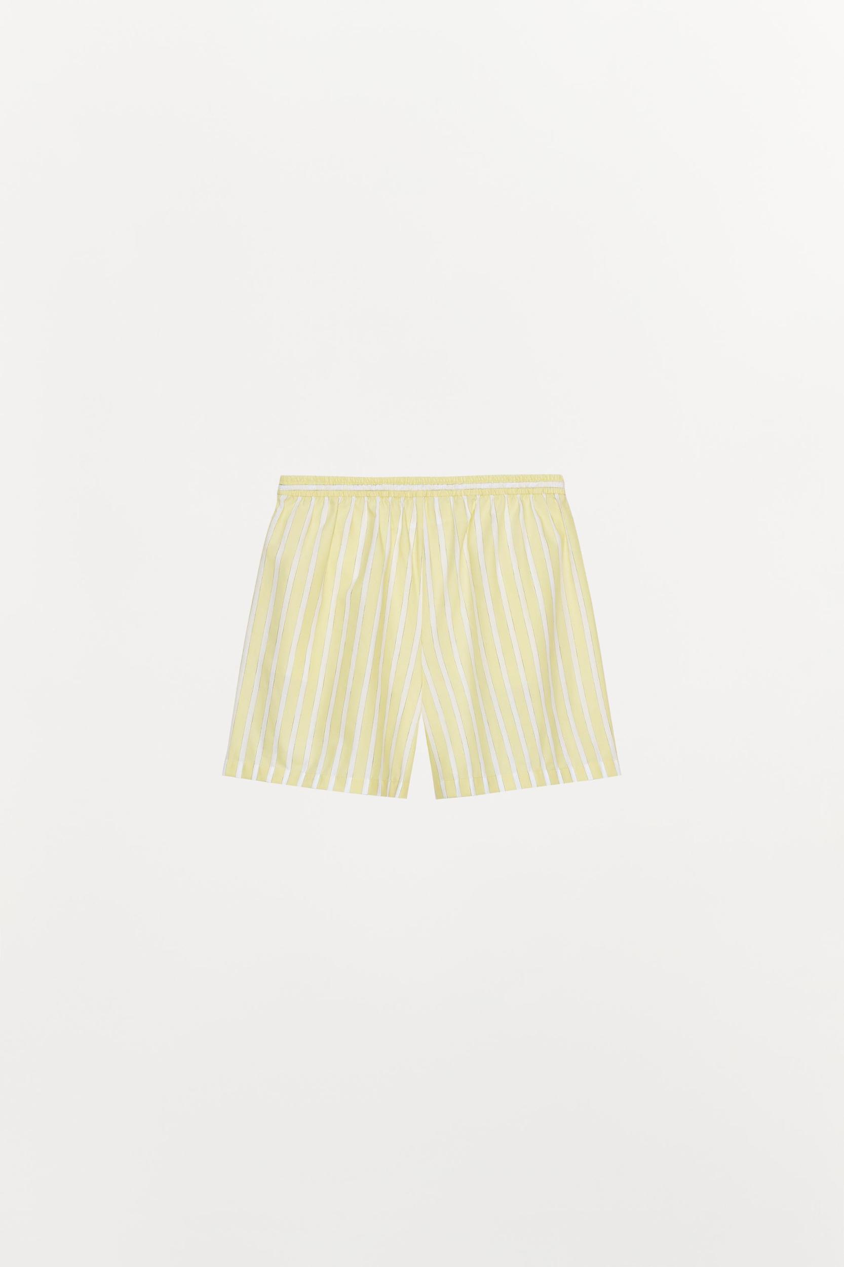 STRIPED PAJAMA SHORTS Product Image