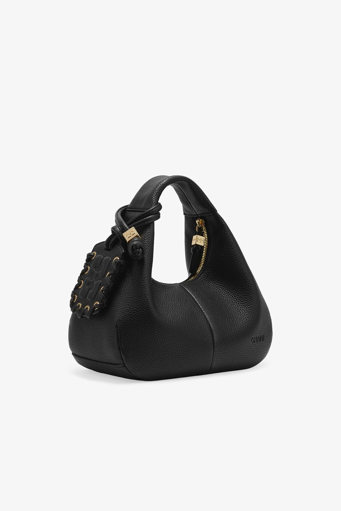 Black Mini Hobo Bag Product Image