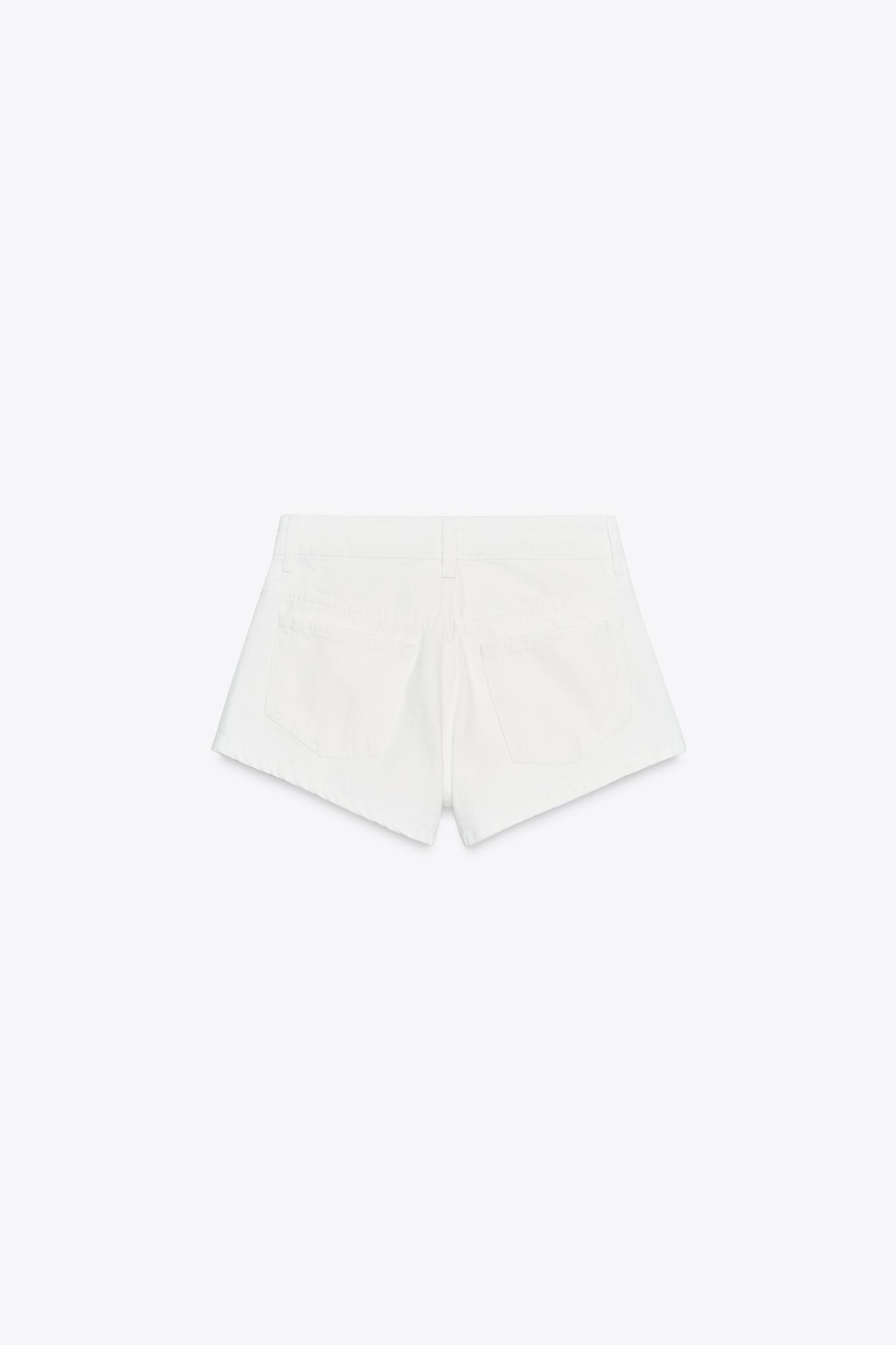 TRF CHINO DENIM SHORTS Product Image