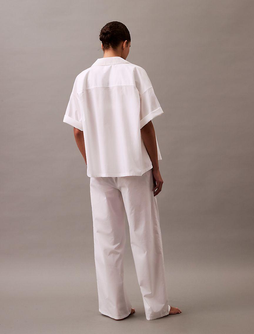 Cotton Poplin Logo Waistband Pants Product Image