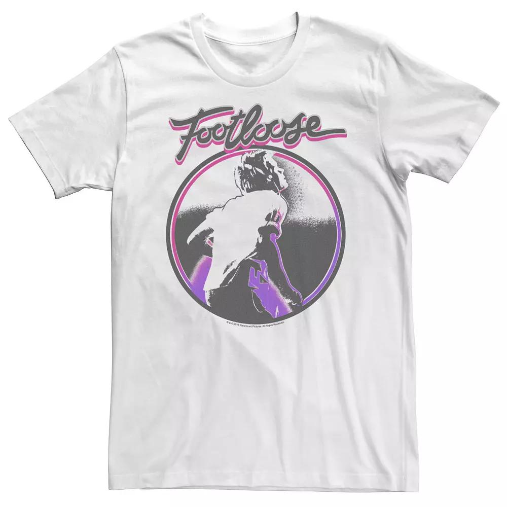 Big & Tall Footloose Ren McCormack Circle Portrait Title Graphic Tee, Men's,  Product Image