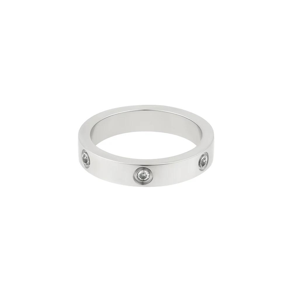 Adornia Tarnish Resistant Cubic Zirconia Pave Eternity Band Ring, Women's,  Product Image