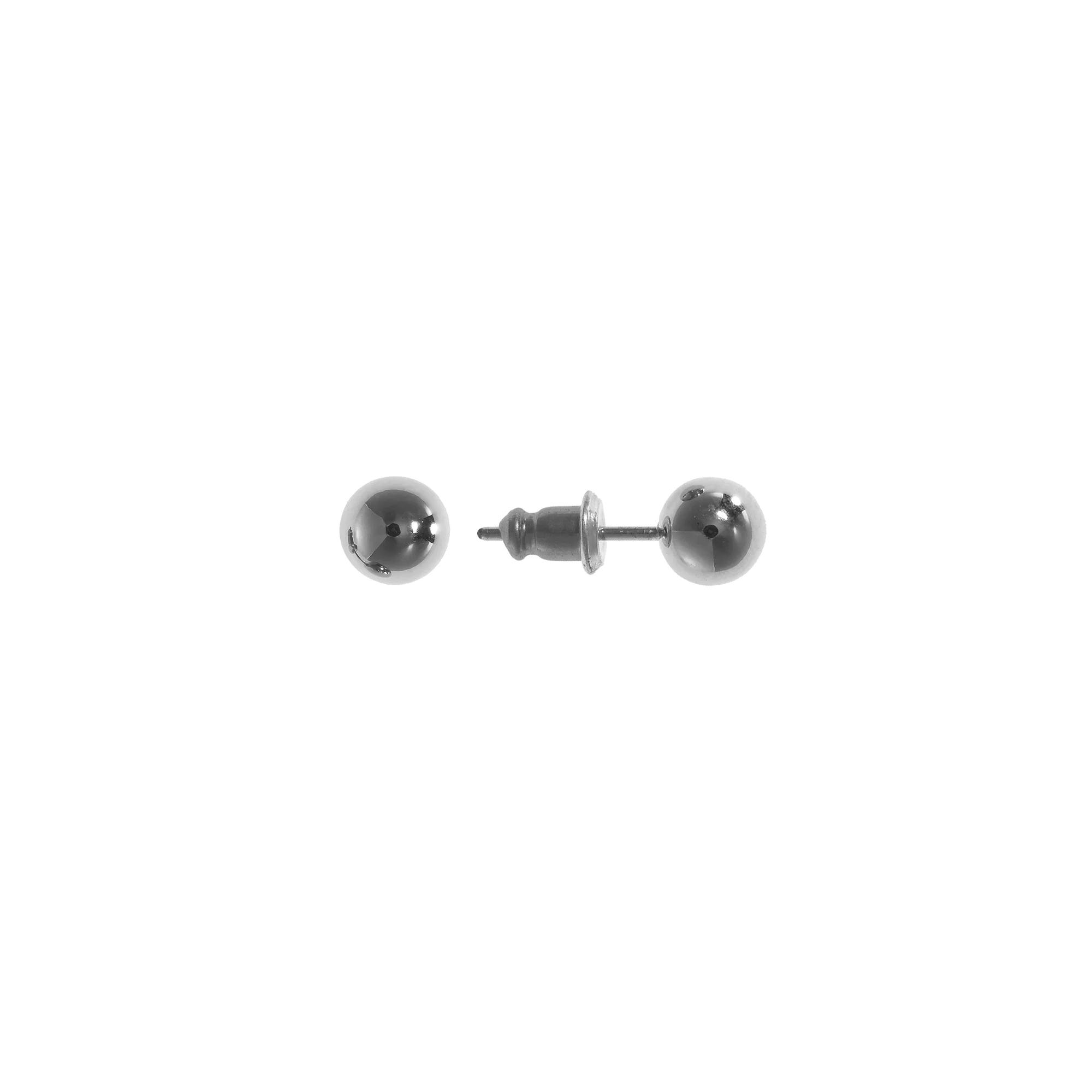 Napier Ball Stud Earrings, Women's, Silver Tone Product Image