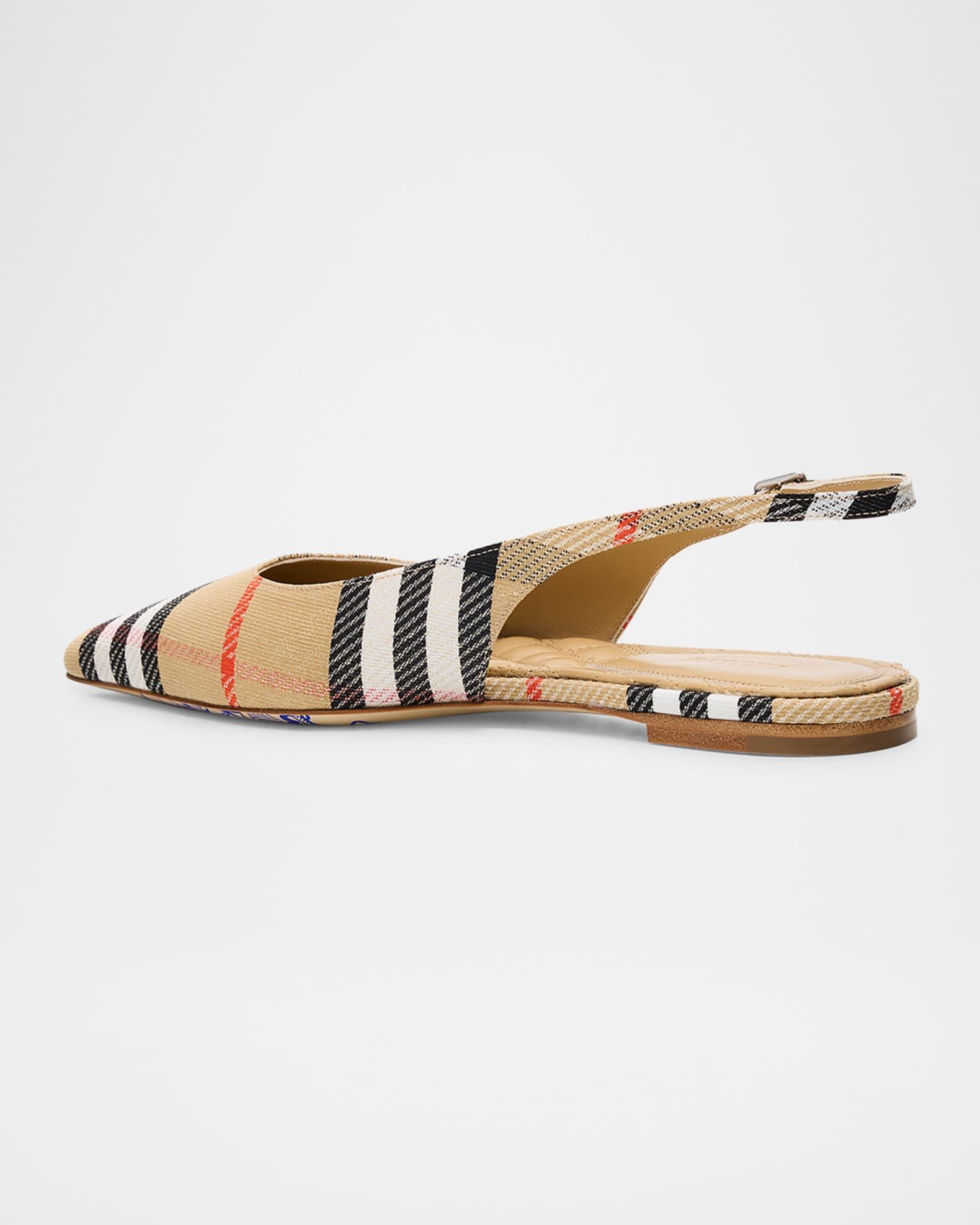 Birdie Check Slingback Ballerina Flats Product Image