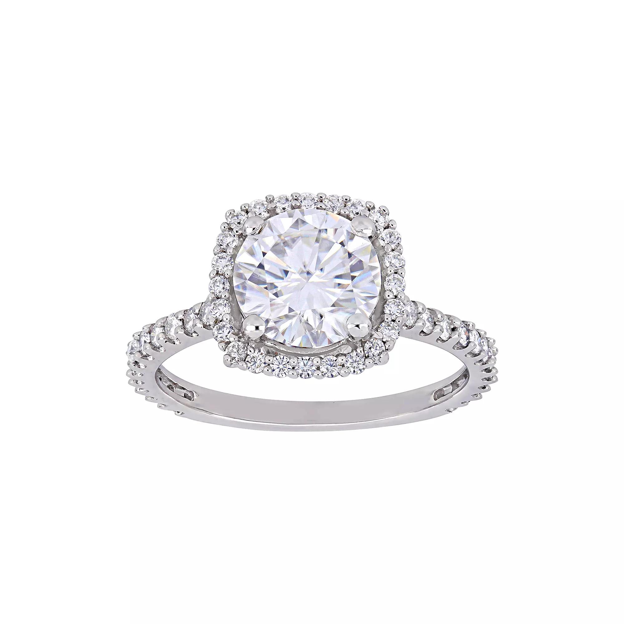 Stella Grace 10k Rose Gold Lab Created Moissanite Engagement Ring, Women's,  Product Image