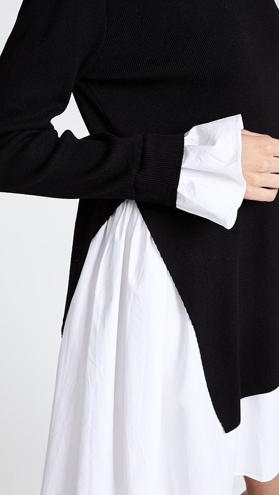 English Factory Knit Combo Dress | Shopbop Product Image