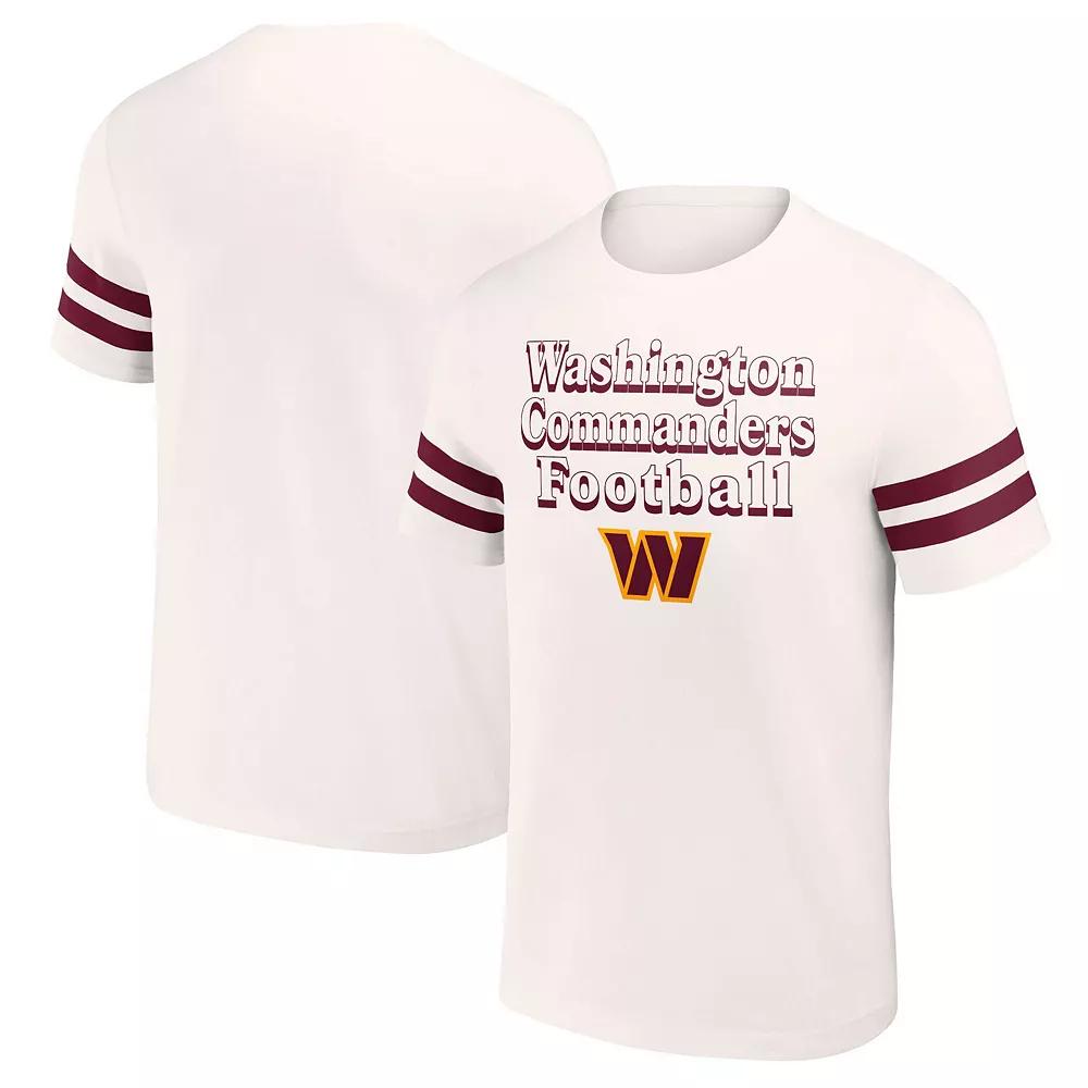 Men's NFL x Darius Rucker Collection by Fanatics Cream Washington Commanders Vintage T-Shirt,  Product Image