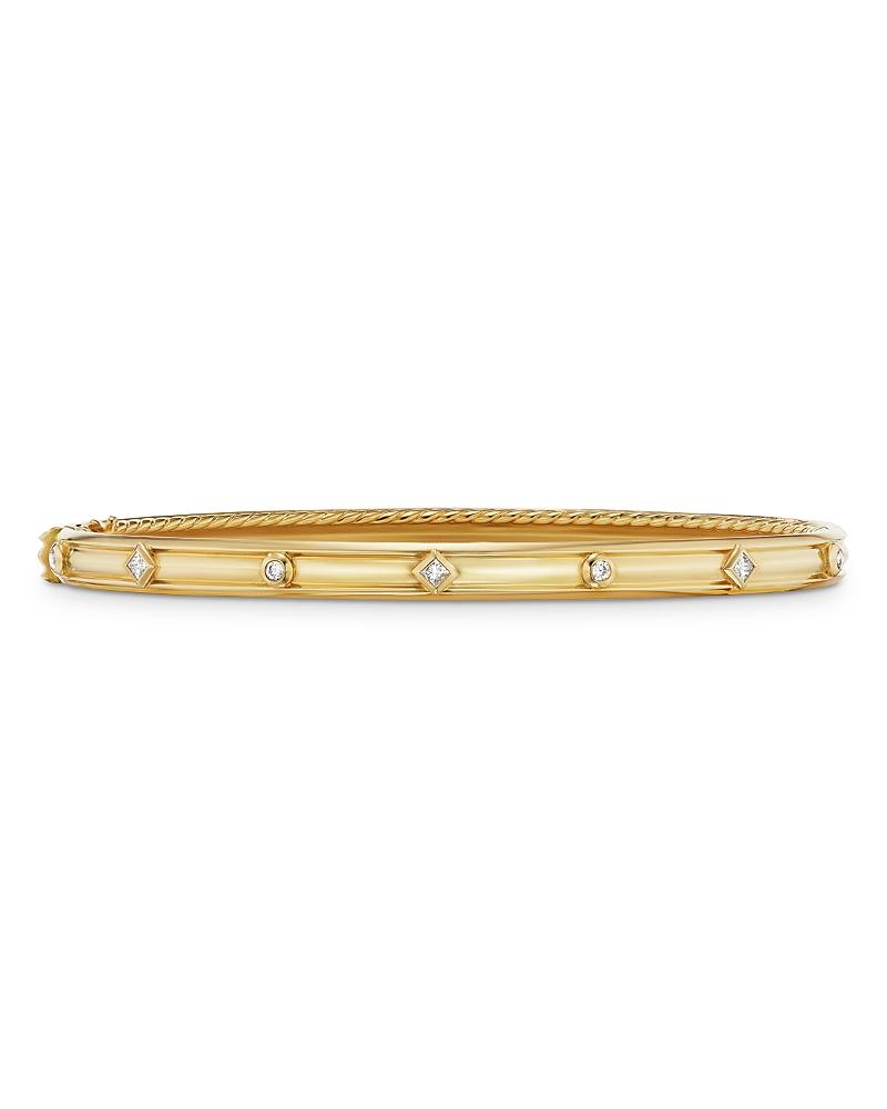 Womens Modern Renaissance Bracelet In 18K Yellow Gold With Diamonds Product Image