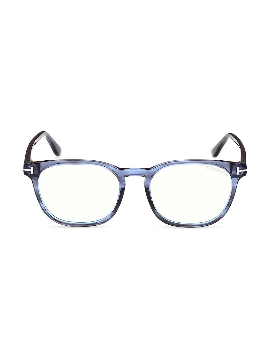 Mens 53MM Round Optical Glasses Product Image