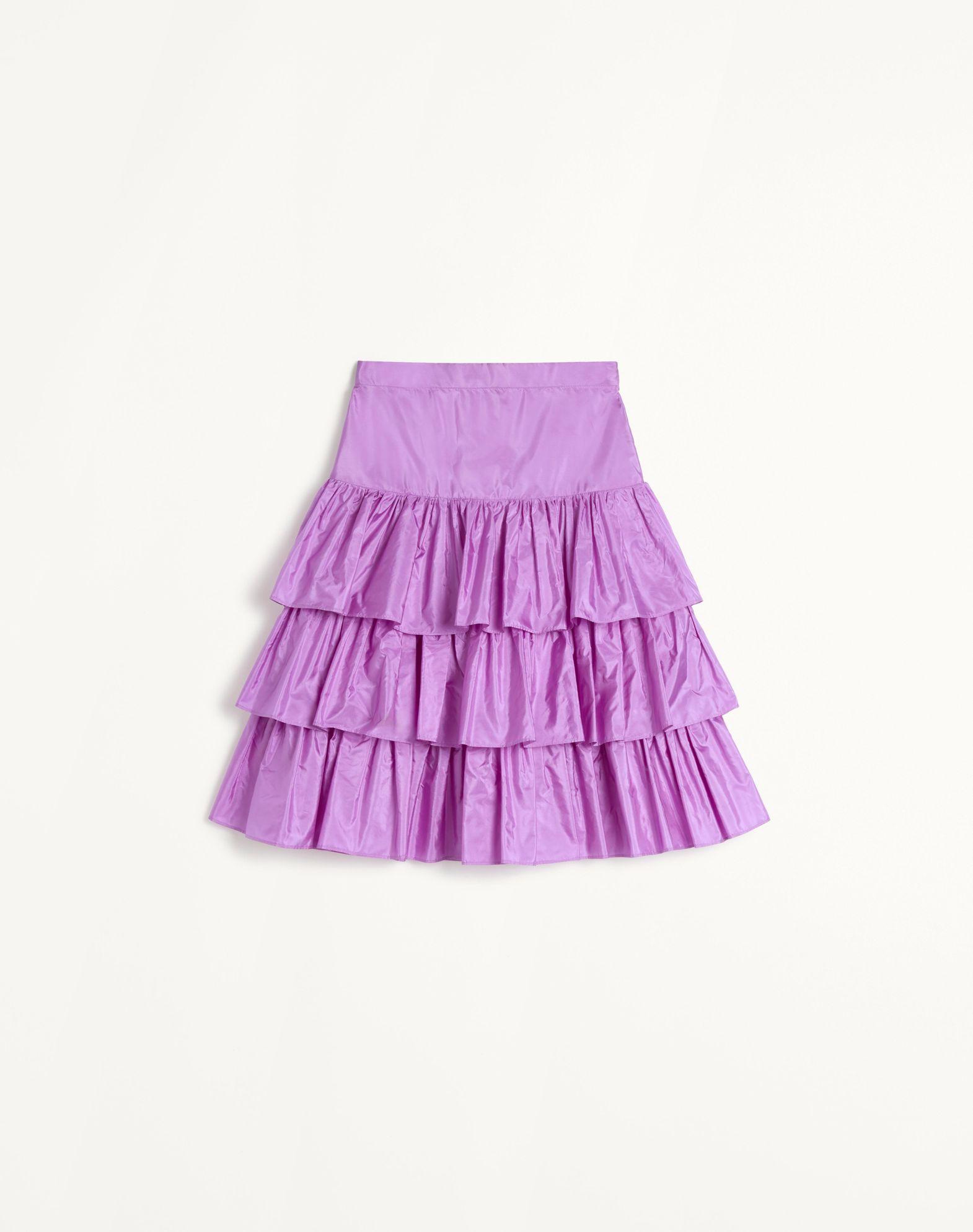 Ruffled Taffeta Skirt Product Image