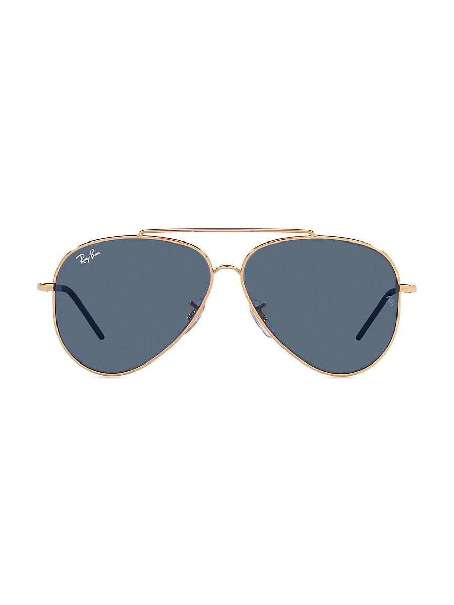 Mens RBR0101S 59MM Reverse Aviator Sunglasses Product Image