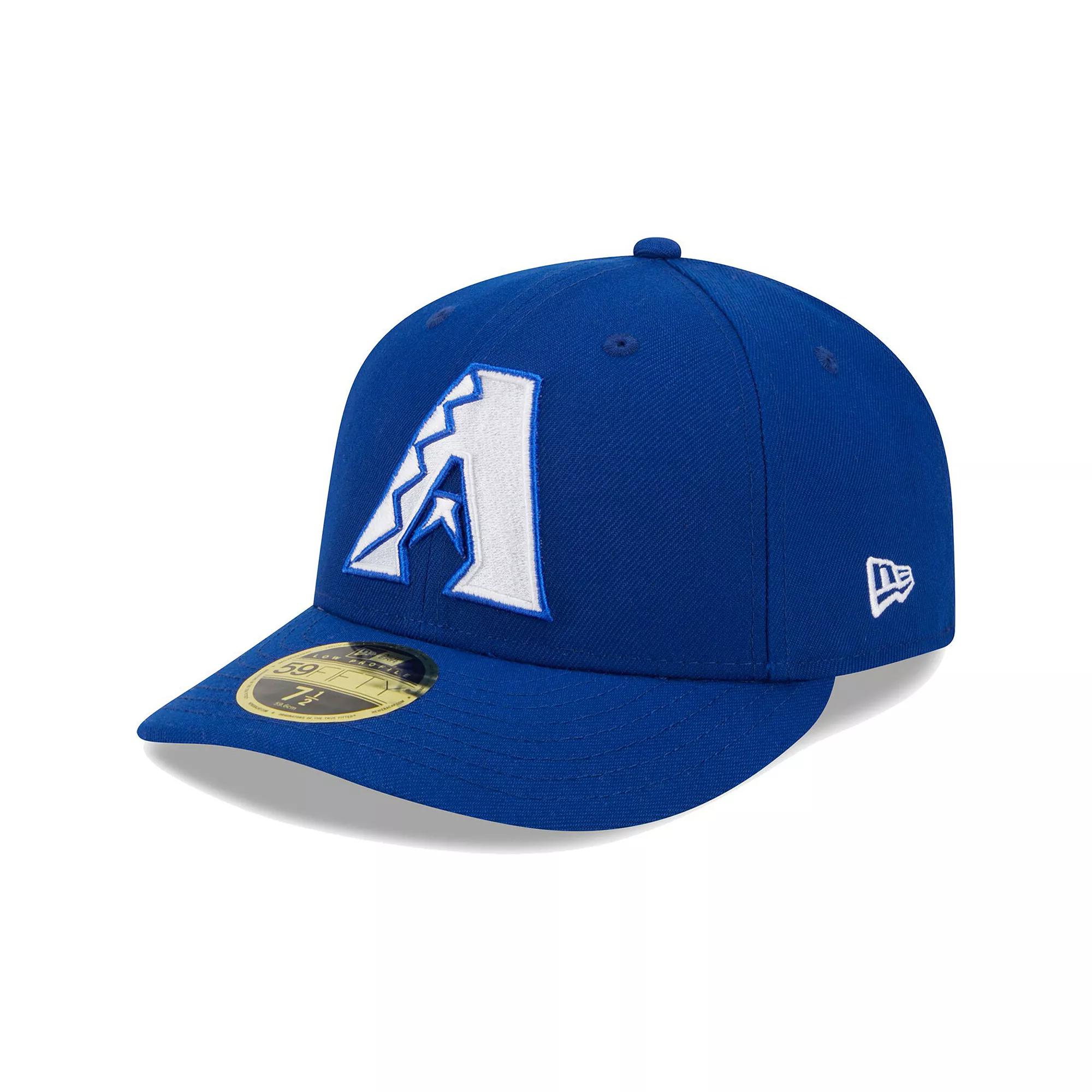 Men's New Era Royal Arizona Diamondbacks White LogoÂ Low Profile 59FIFTY Fitted Hat,  Product Image