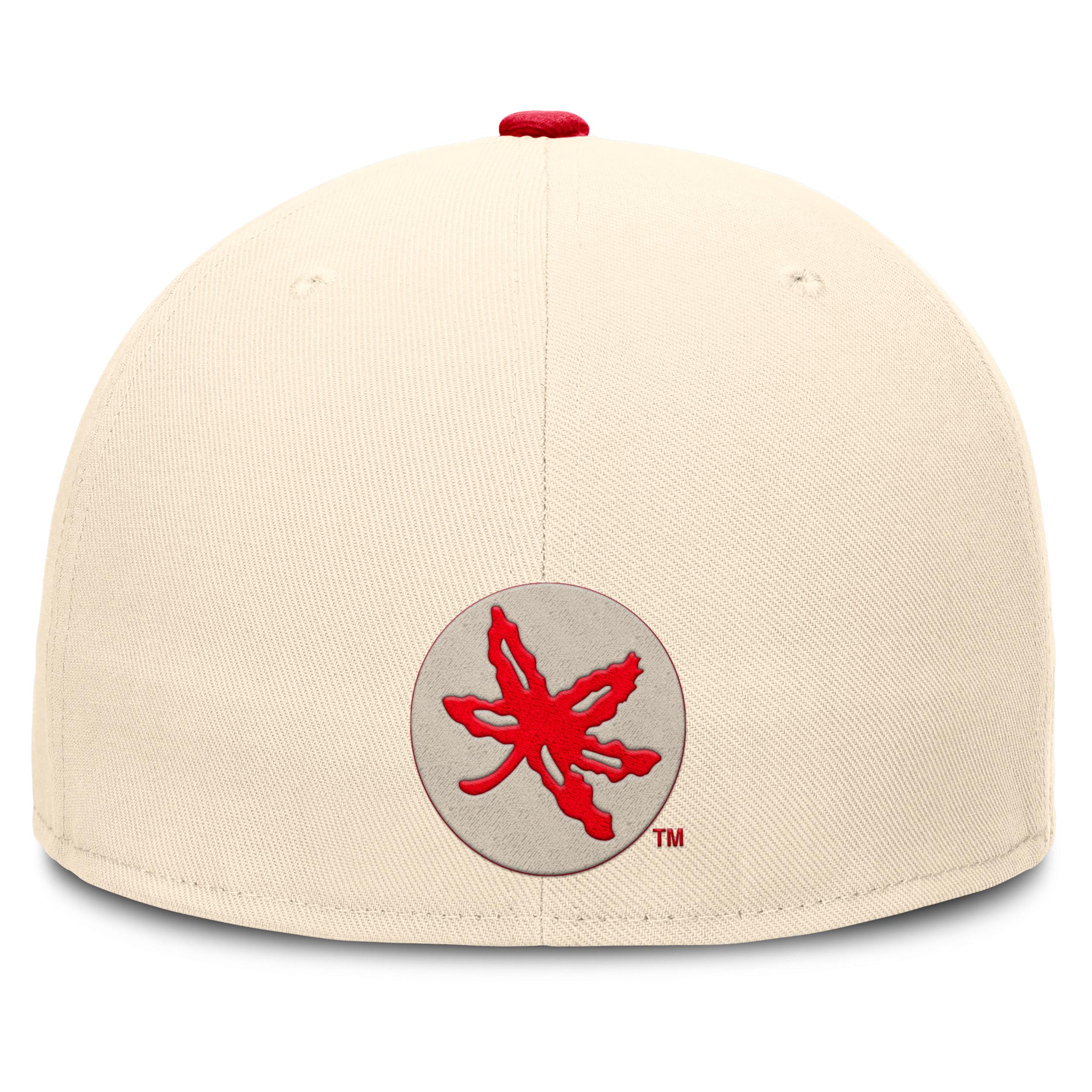 Ohio State Buckeyes Primetime True Men's Nike Dri-FIT College Fitted Hat Product Image