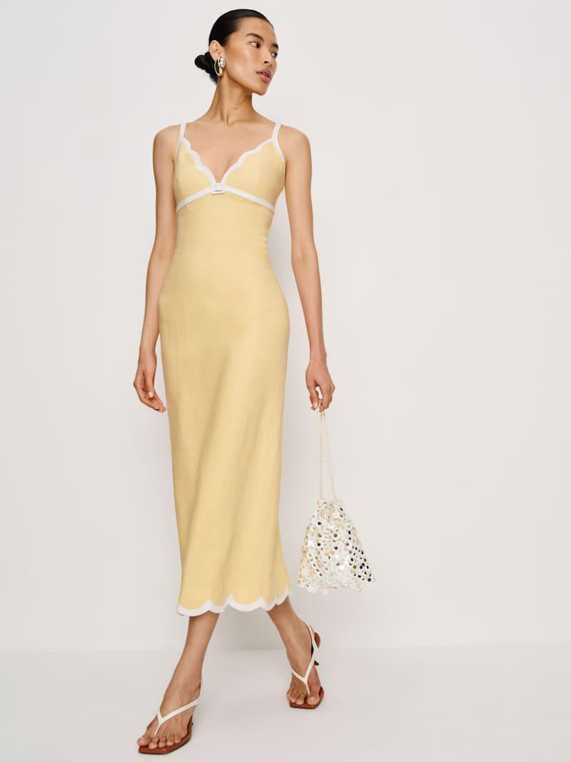 Petites Sara Linen Dress Product Image