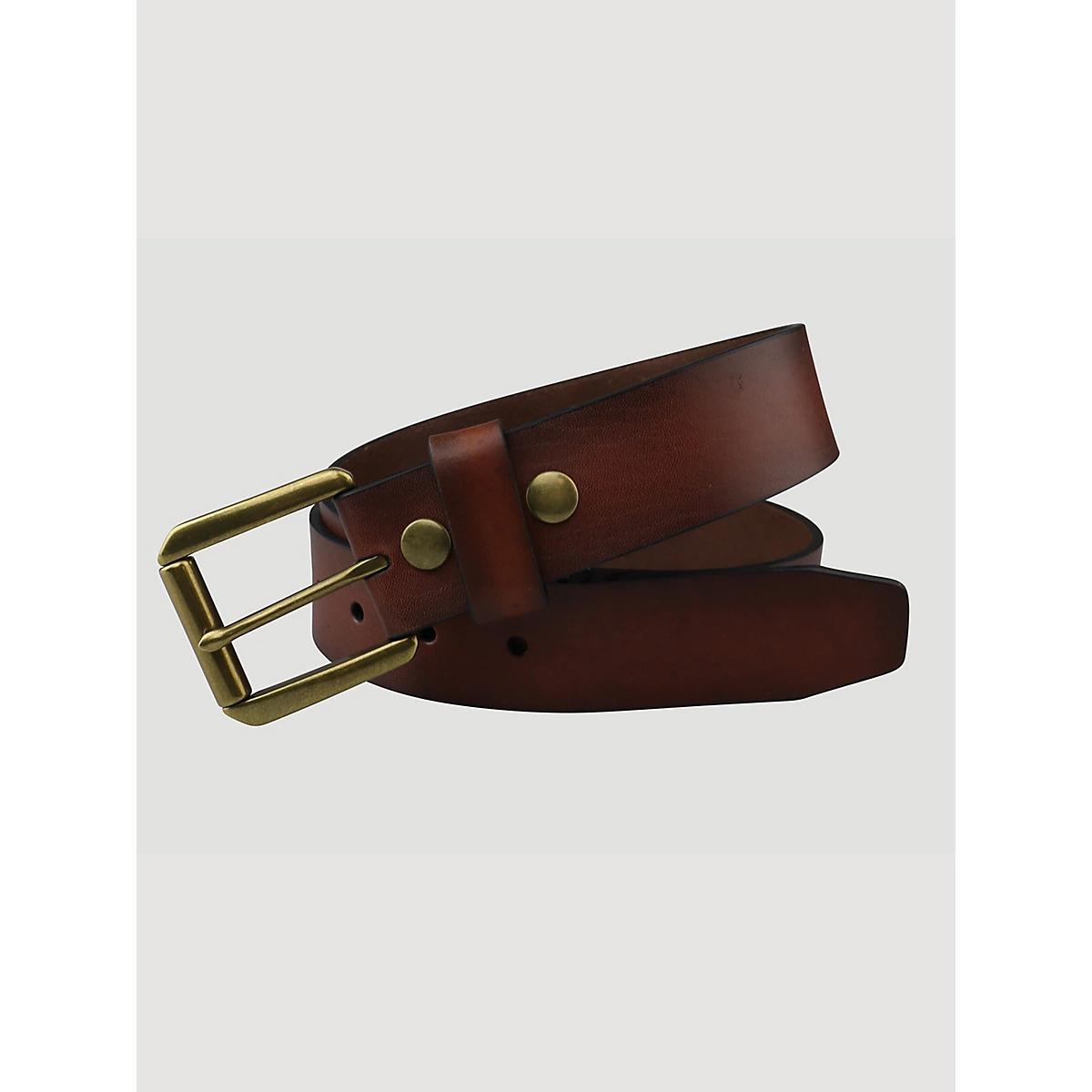 Men's Wrangler® Burnished Leather Belt Product Image